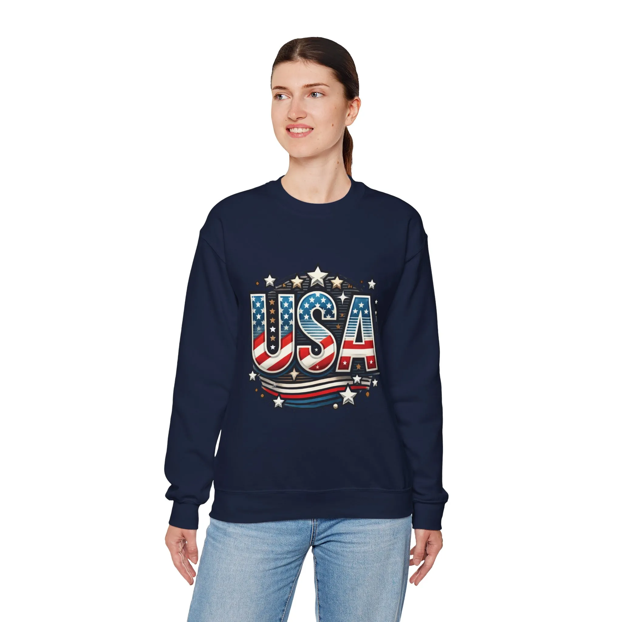 USA Pride Crewneck Sweatshirt, Comfortable Unisex Top, Great for Fourth of July, Independence Day, Everyday Wear, Cozy Gift - Image 41