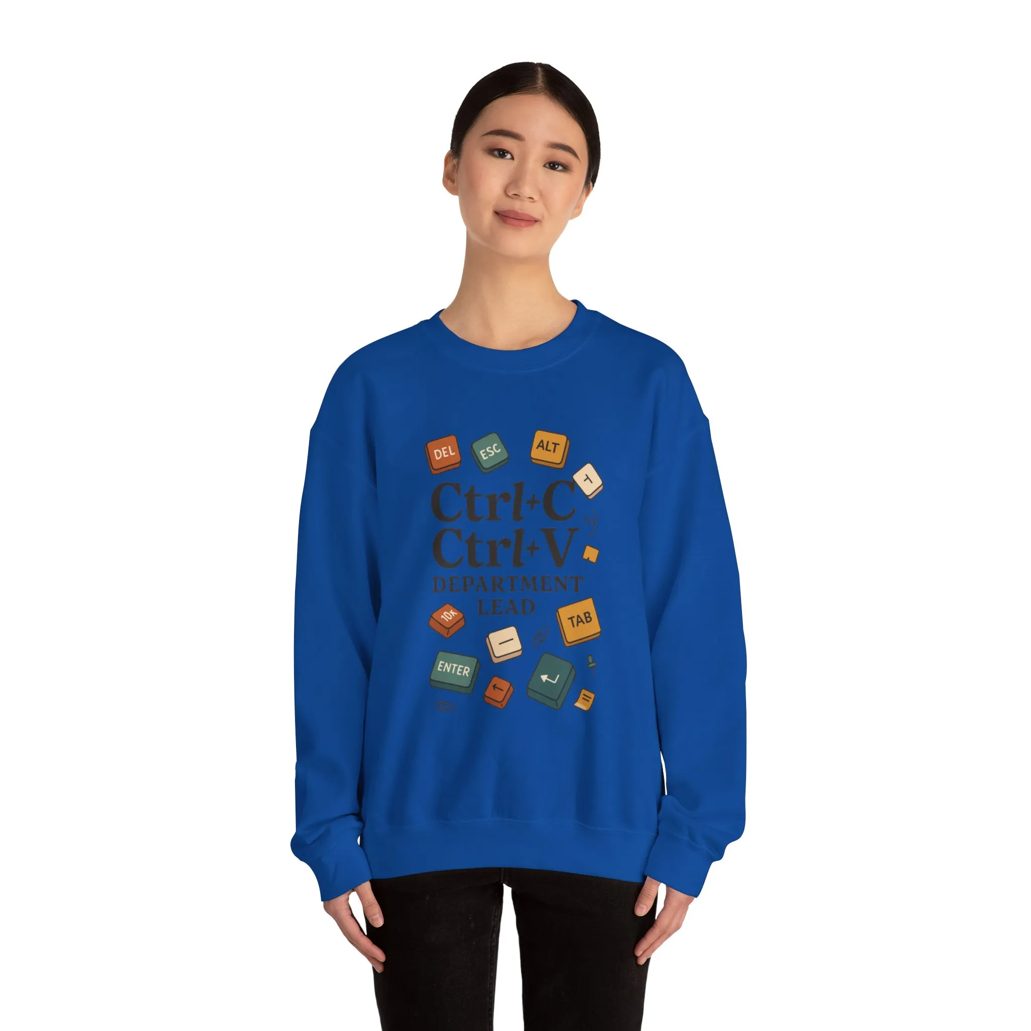 Funny Ctrl+C Ctrl+V Department Lead Sweatshirt, Unisex Crewneck, Gift for Tech Lovers, Office Humor, Cozy Casual Wear, Gift for a Coworker - Image 20