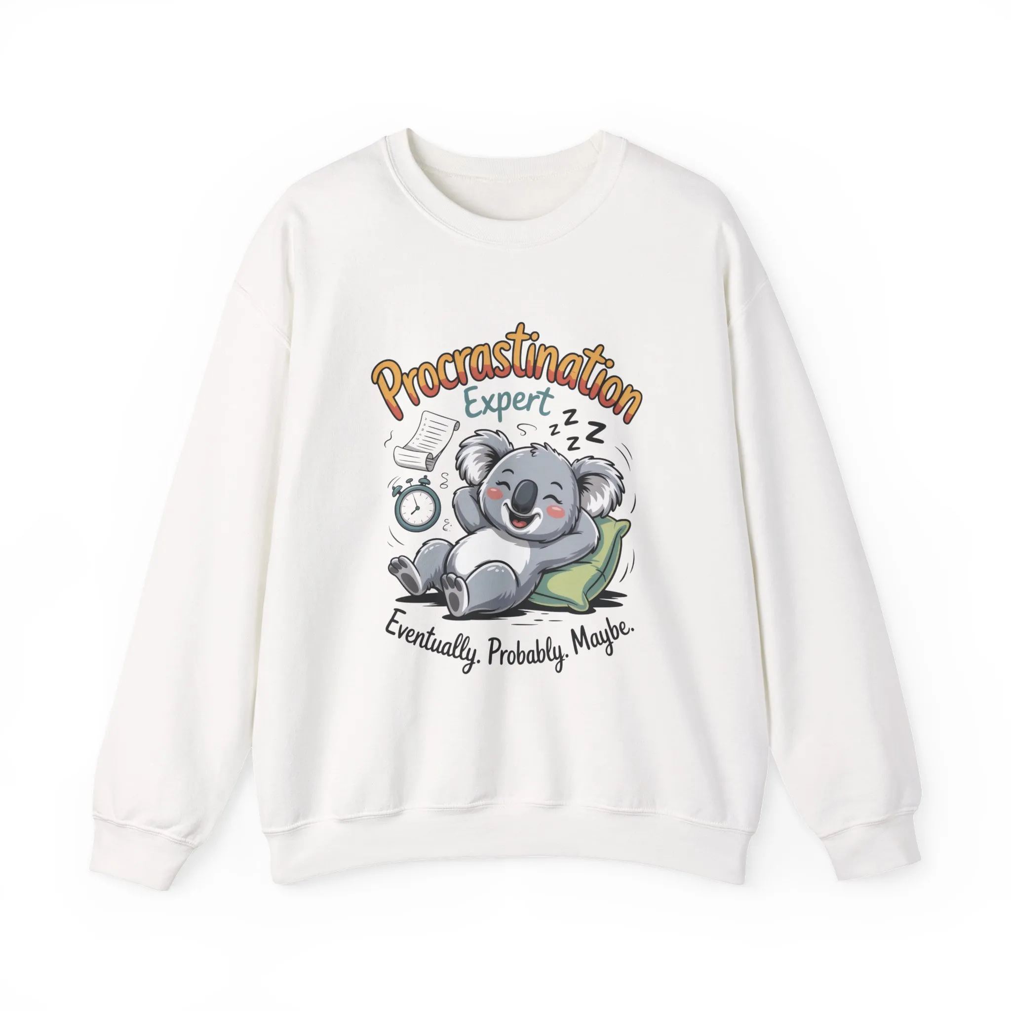 Procrastination Expert Sweatshirt, Funny Crewneck, Cozy Gift for Students, Lazy Day Apparel, Womens Sweatshirt for Relaxation - Image 31