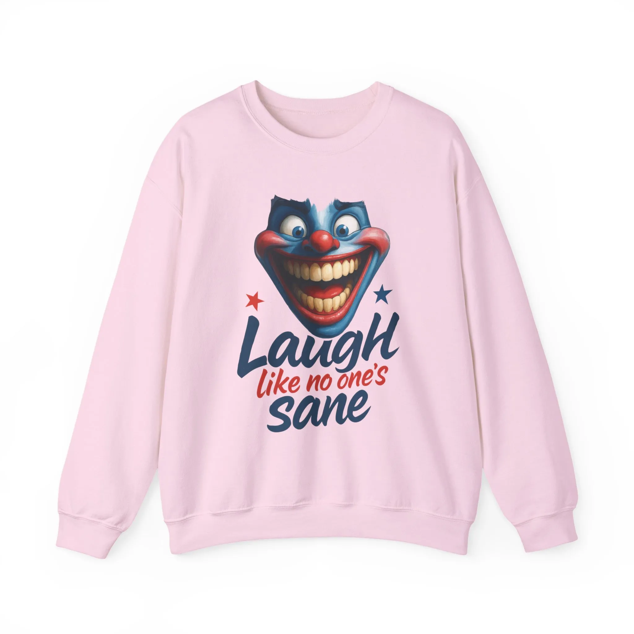 Funny Sweatshirt with 'Laugh Like No One's Sane' Design, Unisex Crewneck, Cozy Gift for Friends, Humor Apparel, Comfy Casual Wear - Image 33