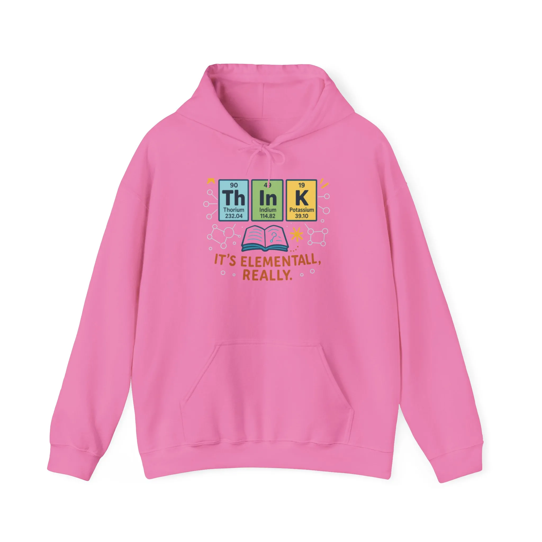Think Hoodie for Women, Funny Chemistry Hoodie, Element of Humor Science Sweatshirt, Nerdy Gift for Her, Gift for Students, Science Lovers - Image 25