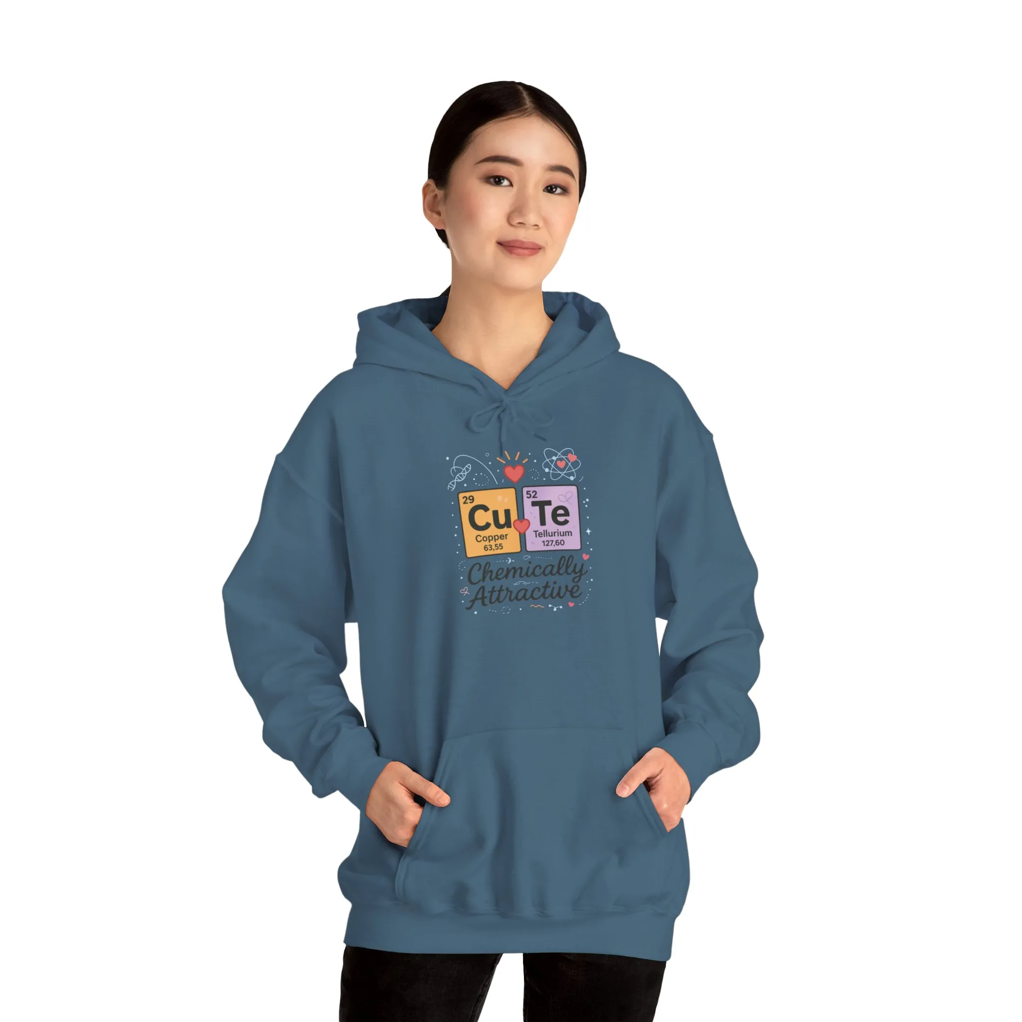 Cute Chemistry Hoodie for Women, CuTe Periodic Table Sweatshirt, Chemically Attractive Science Gift for Her, Great for Birthdays & Holidays - Image 14