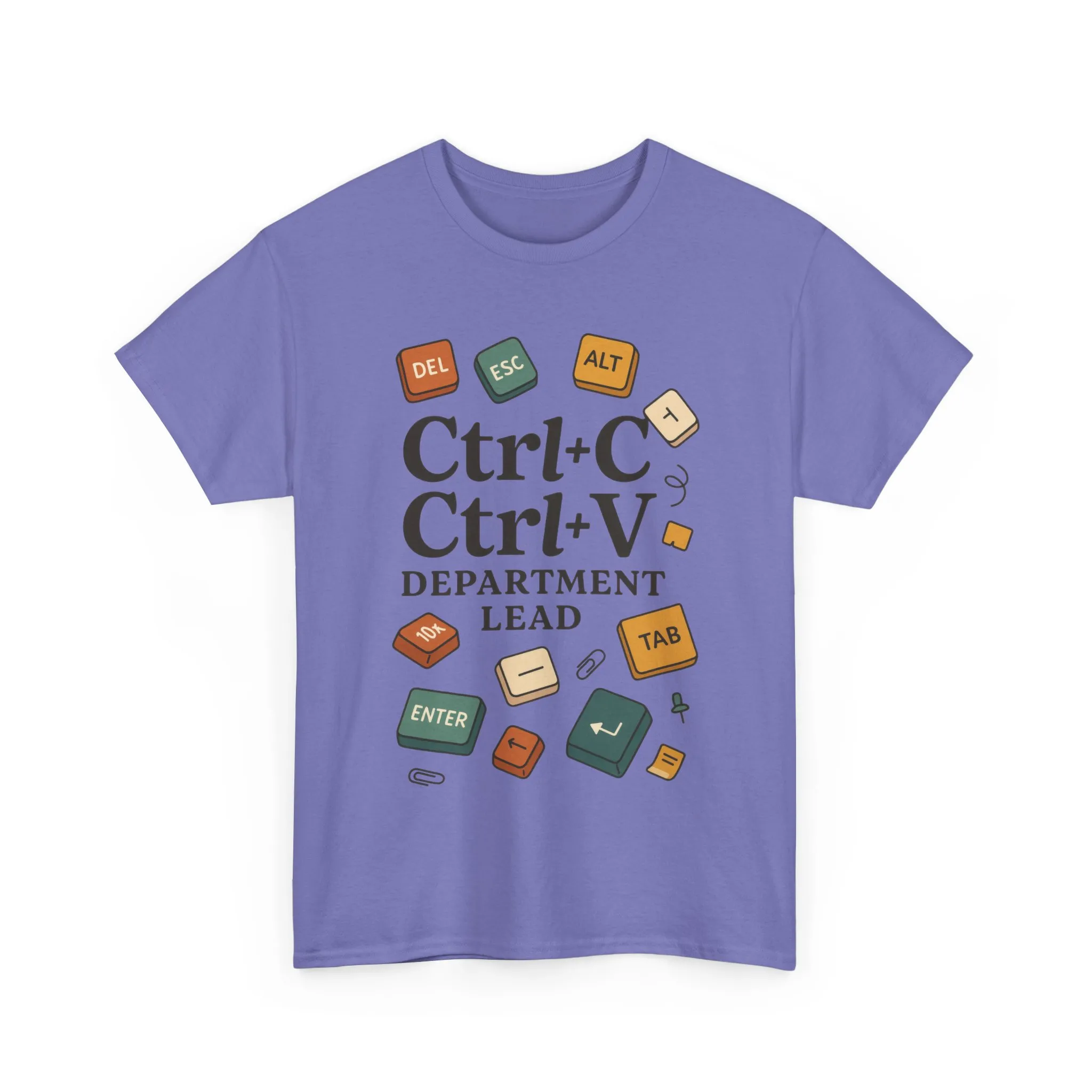 Funny Office T-Shirt, Ctrl+C Ctrl+V Department Lead Tee, Gift for Tech Lover, Creative Workwear, Programmer Apparel, Geeky Humor Shirt - Image 24