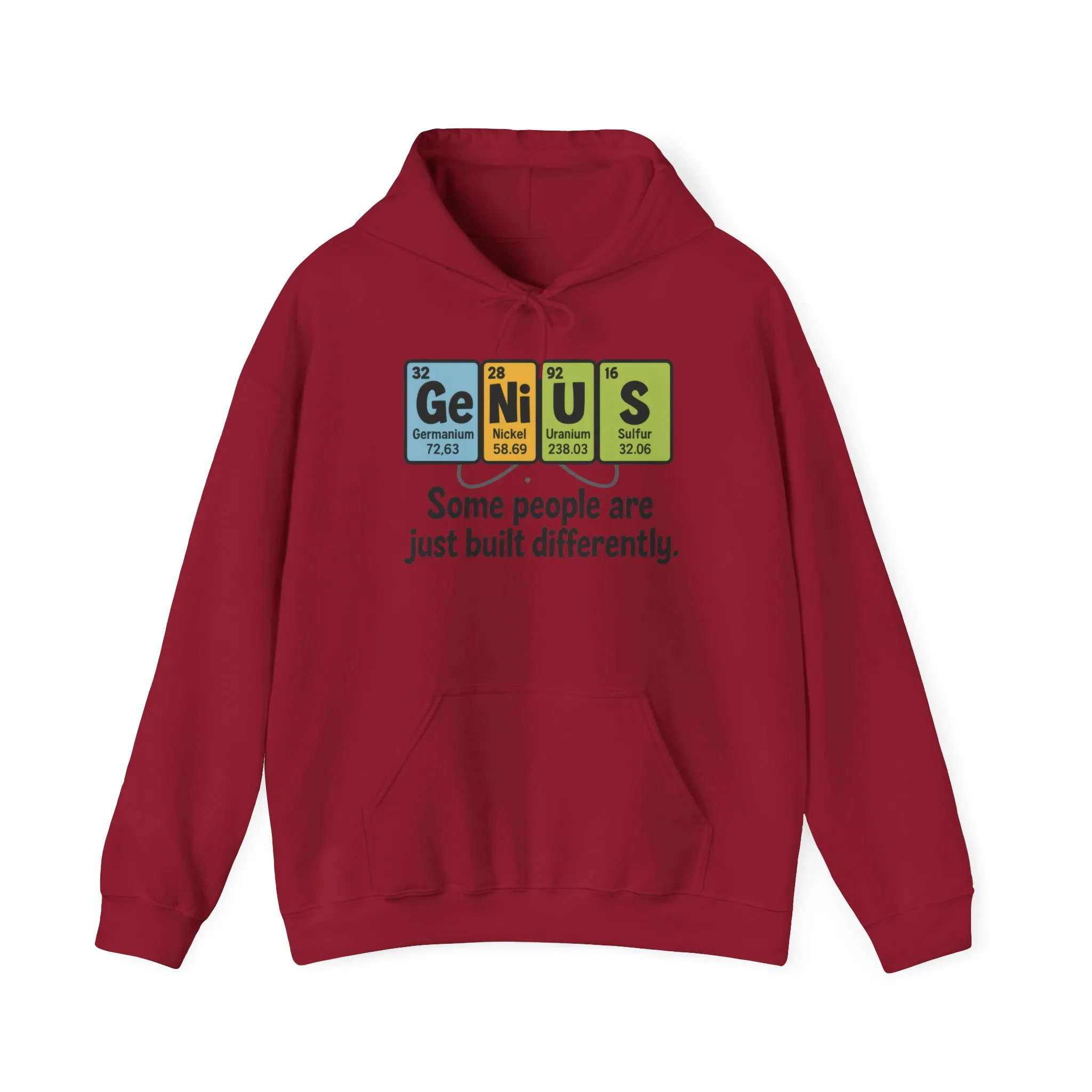 Funny Womens Genius Hoodie, Periodic Table Science Pullover, Nerdy Chemistry Sweatshirt for Her, Science Lover Apparel, Funny Chemistry Gift - Image 22