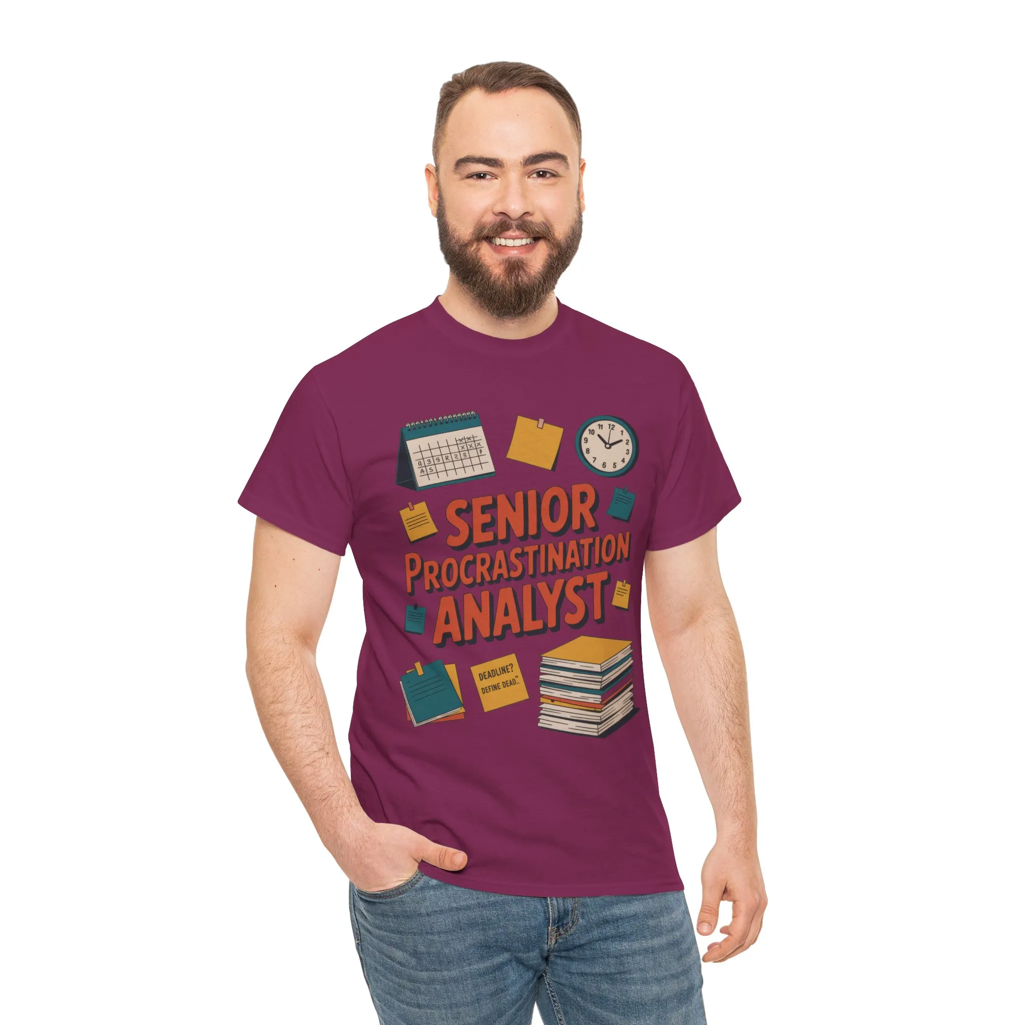 Senior Procrastination Analyst Tee, Funny Office Shirt, Gift for Graduates, Motivation T-Shirt, Humor Apparel, Job Humor Clothing - Image 29