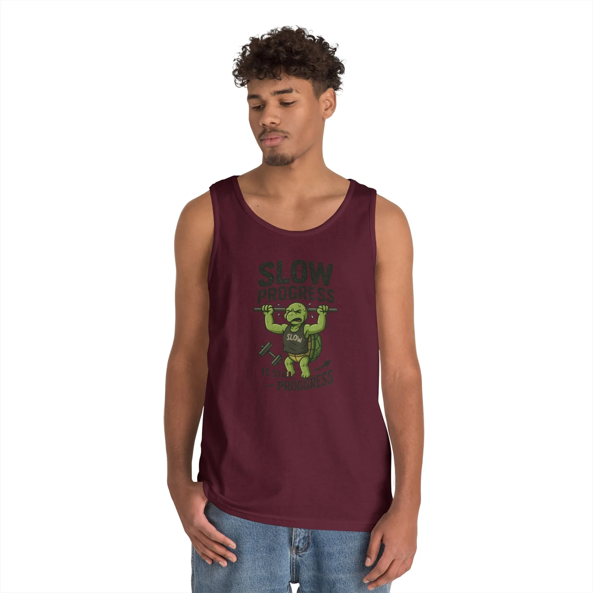 Mens Gym Tank Top, Funny Turtle Fitness Tank, Motivational Workout Shirt, Humor T-Shirt, Unisex Activewear, Workout Gift, Bodybuilding Top - Image 9
