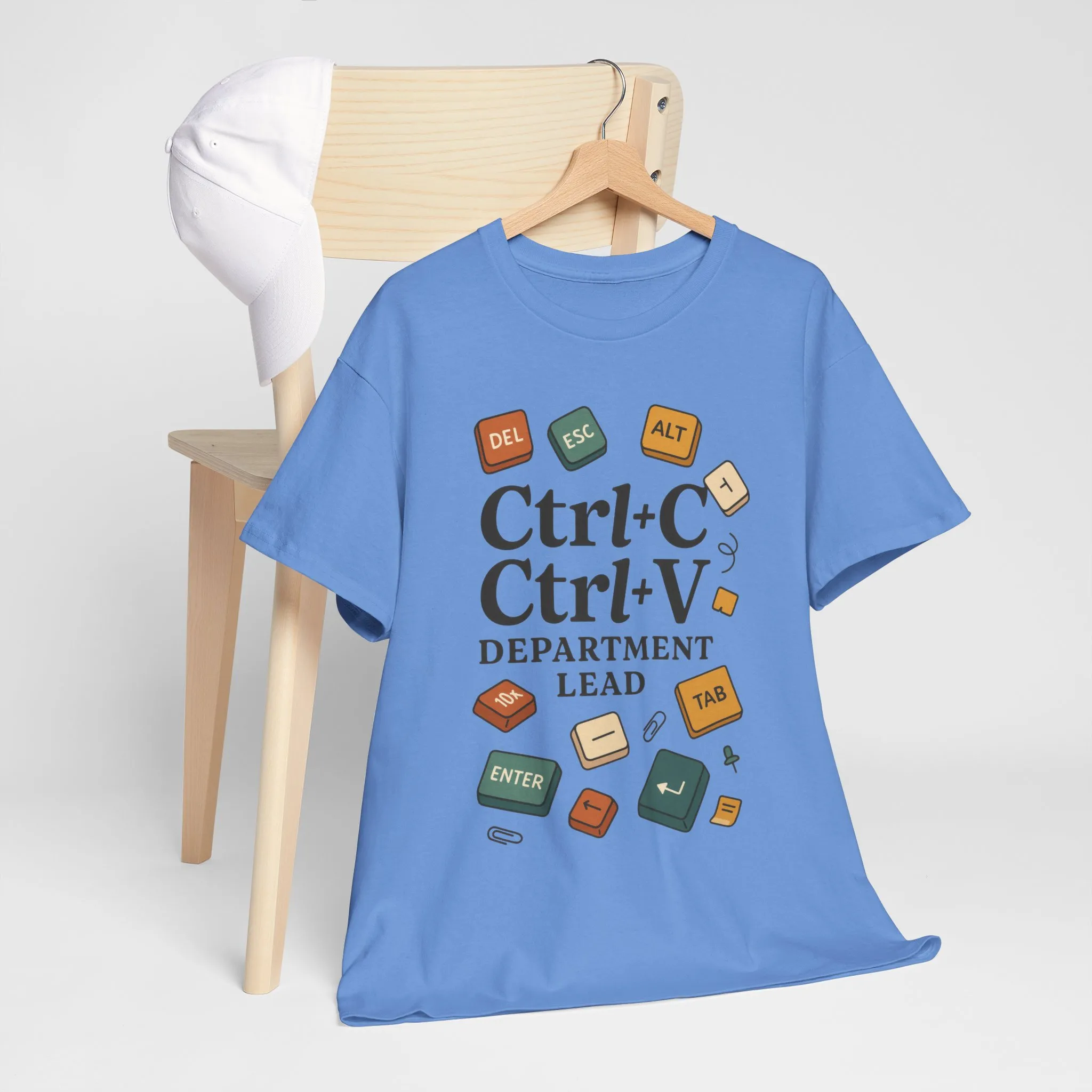 Funny Office T-Shirt, Ctrl+C Ctrl+V Department Lead Tee, Gift for Tech Lover, Creative Workwear, Programmer Apparel, Geeky Humor Shirt - Image 20