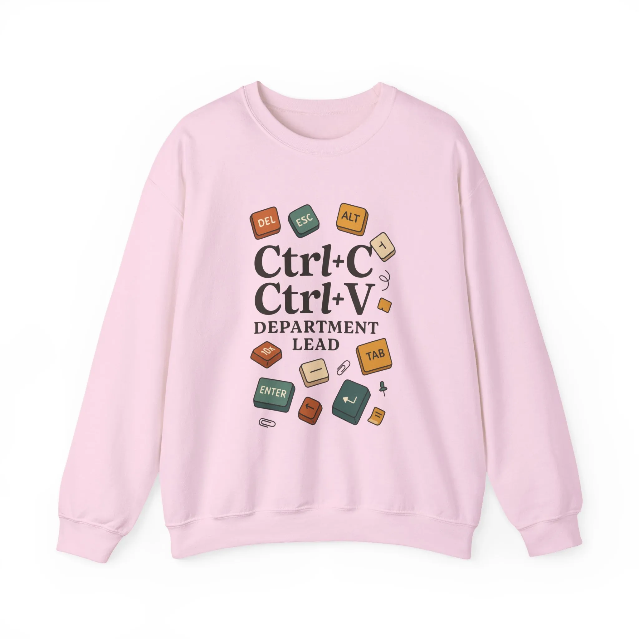 Funny Ctrl+C Ctrl+V Department Lead Sweatshirt, Unisex Crewneck, Gift for Tech Lovers, Office Humor, Cozy Casual Wear, Gift for a Coworker - Image 22