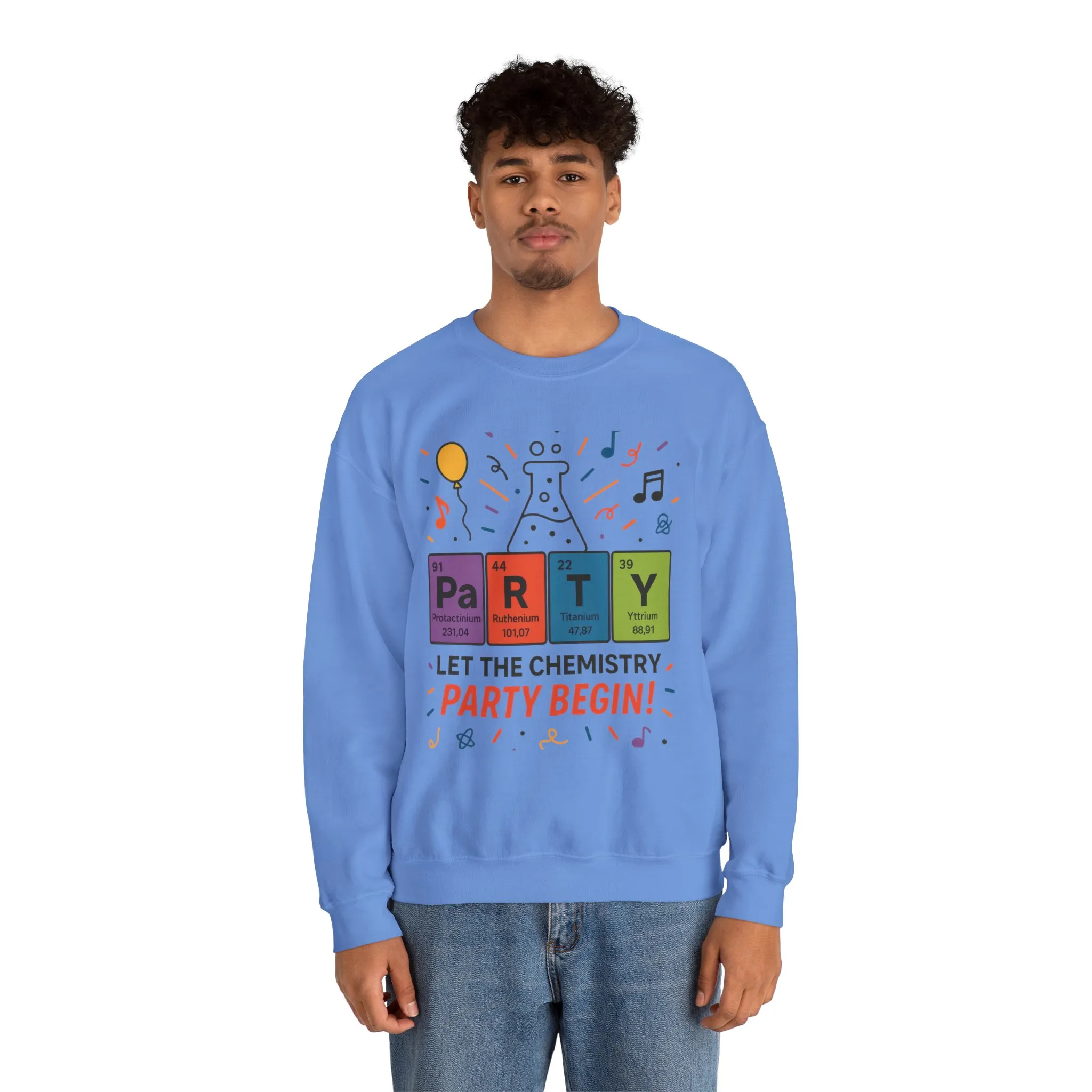 Party Chemistry Crewneck Sweatshirt, Chemistry Sweatshirt, Science Gift, Cute Crew Neck, Birthday Sweatshirt, Unisex Pullover - Image 23