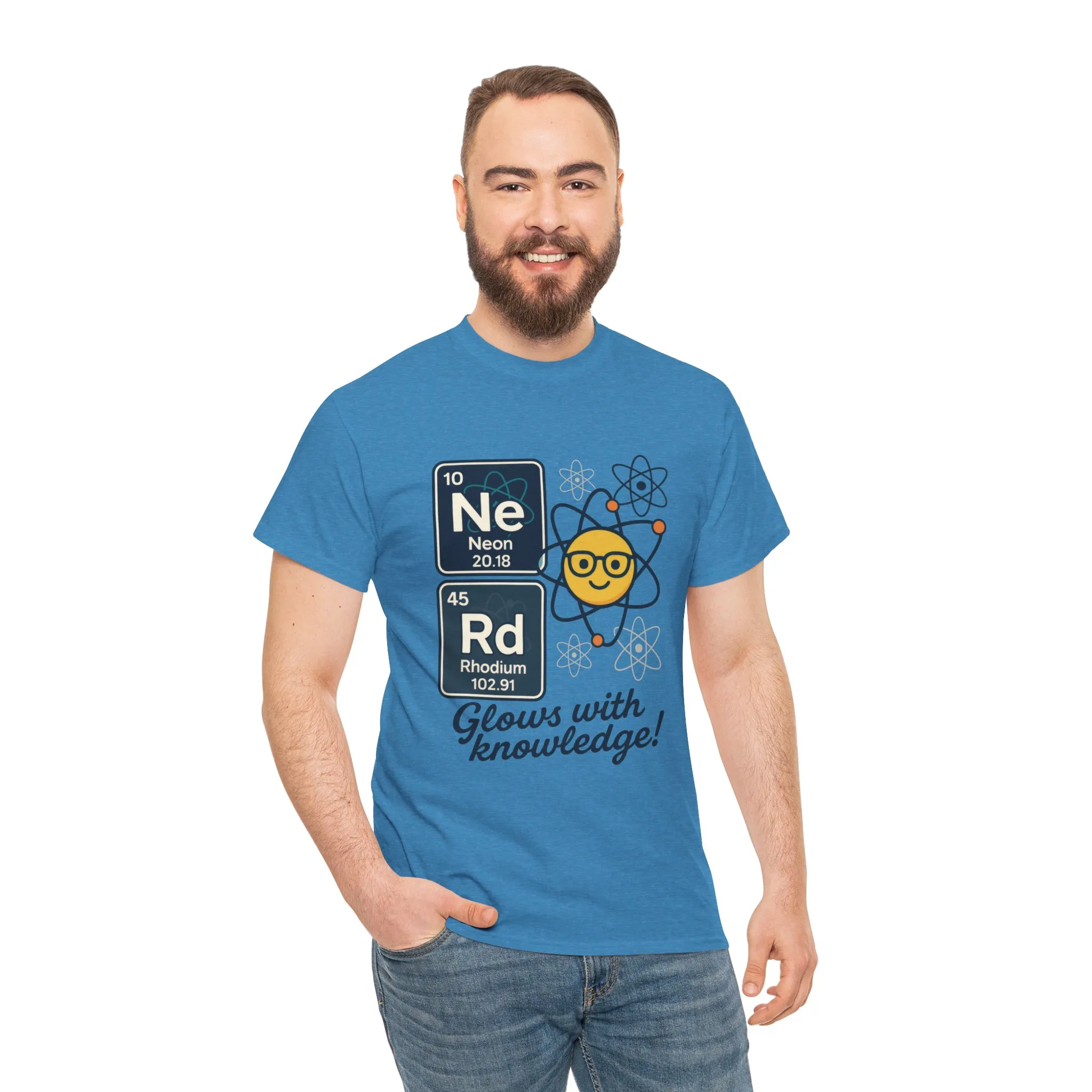 Funny Mens Nerd T-Shirt, NeRd Periodic Table Shirt, Glowing Knowledge Tee, Science Lover Gift, Chemistry Shirt, STEM Apparel, Science Tee - Image 35
