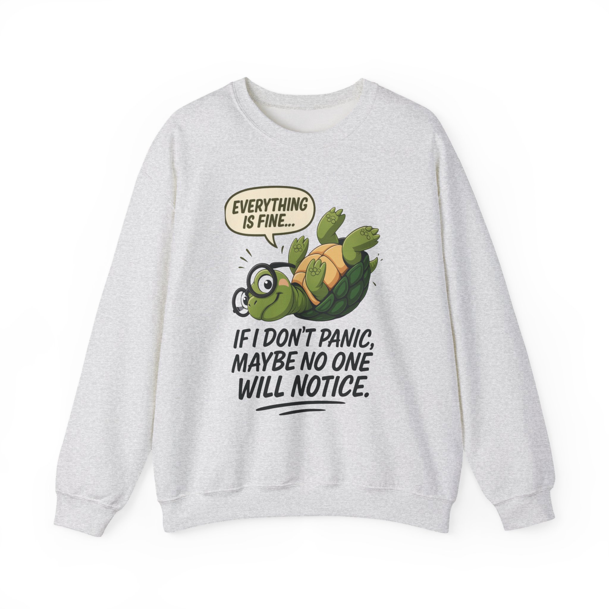 Casual Humor Unisex Sweatshirt, Perfect Gift for Anxiety Relief, Social Anxiety Joke, Quirky Graphic Sweatshirt, Introvert Humor Gift - Image 6