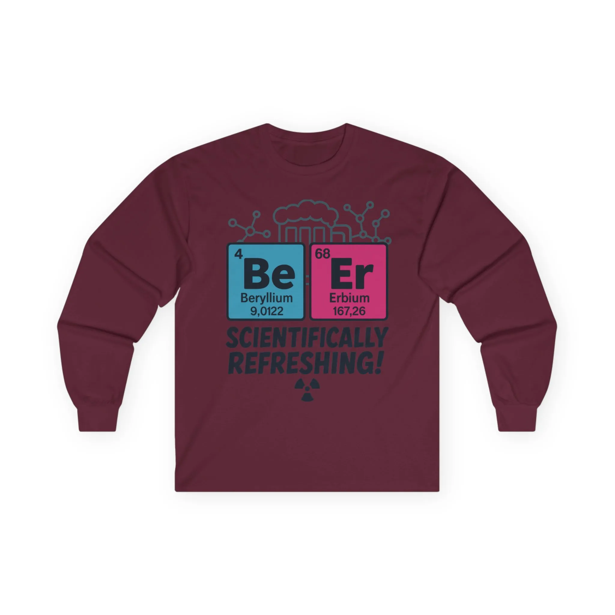 Chemistry Science Mens Long Sleeve Tee, Funny Science Shirt, Gift for Geeks, Beer Lover Top, Unique Birthday Present - Image 7