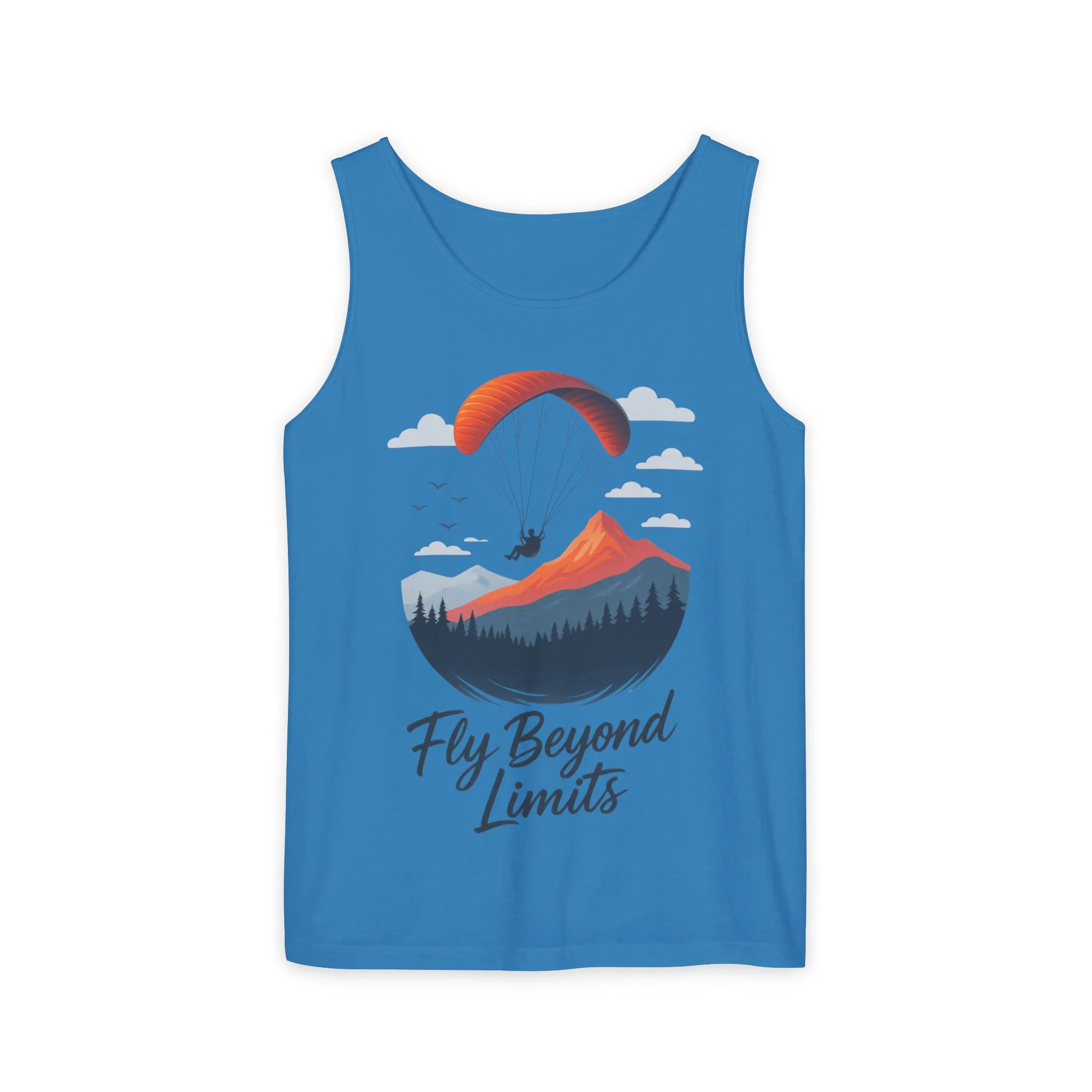 Adventure-Inspiring Fly Beyond Limits Unisex Tank Top, Summer Casual Wear, Outdoor Enthusiast Gift, Travel Apparel, Motivational Gift - Image 25