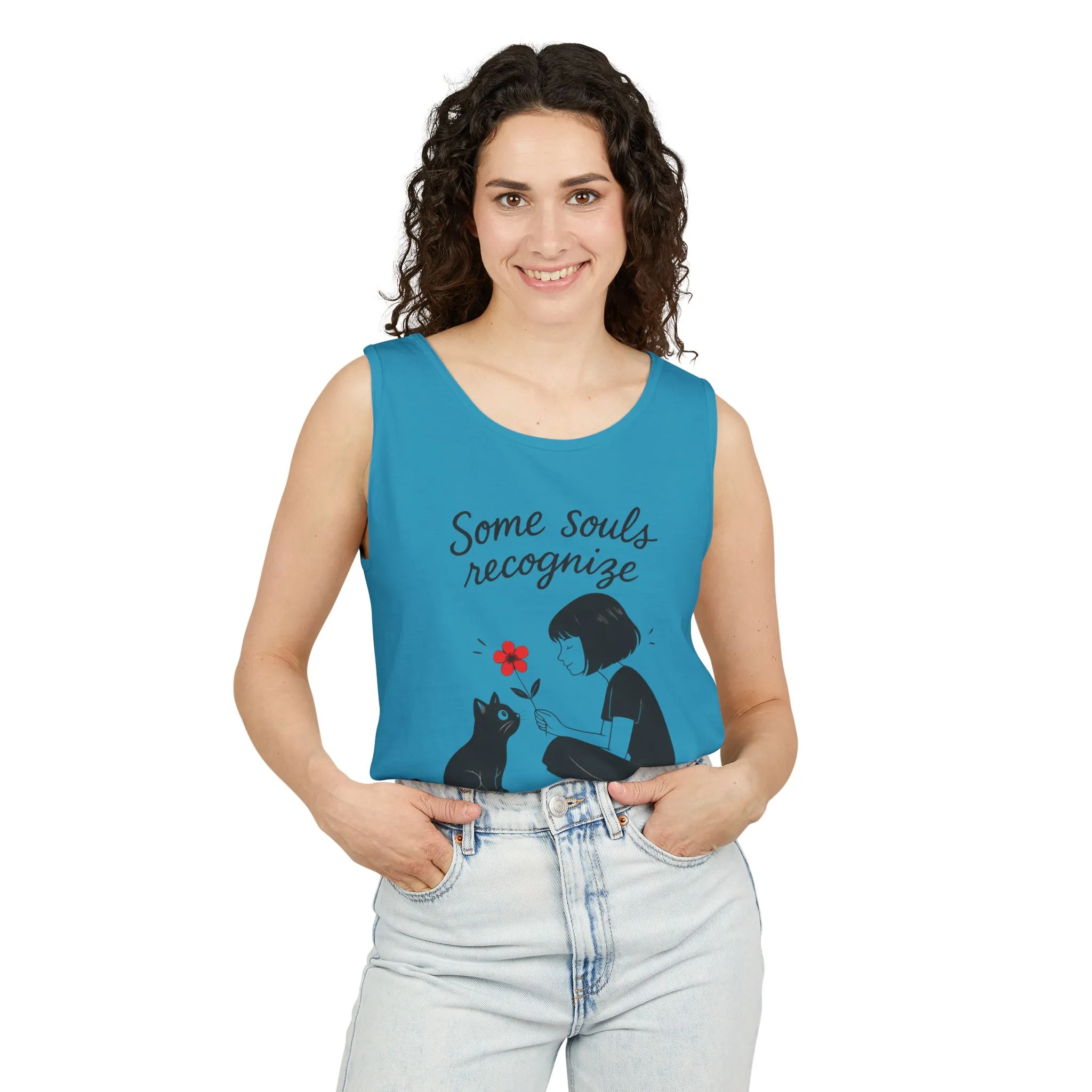 Cat Lover's Womens Tank Top, Perfect for Pet Lovers, Gift for Birthdays, Relaxation Wear, Cute Cat Lovers Womens Tee, - Image 14