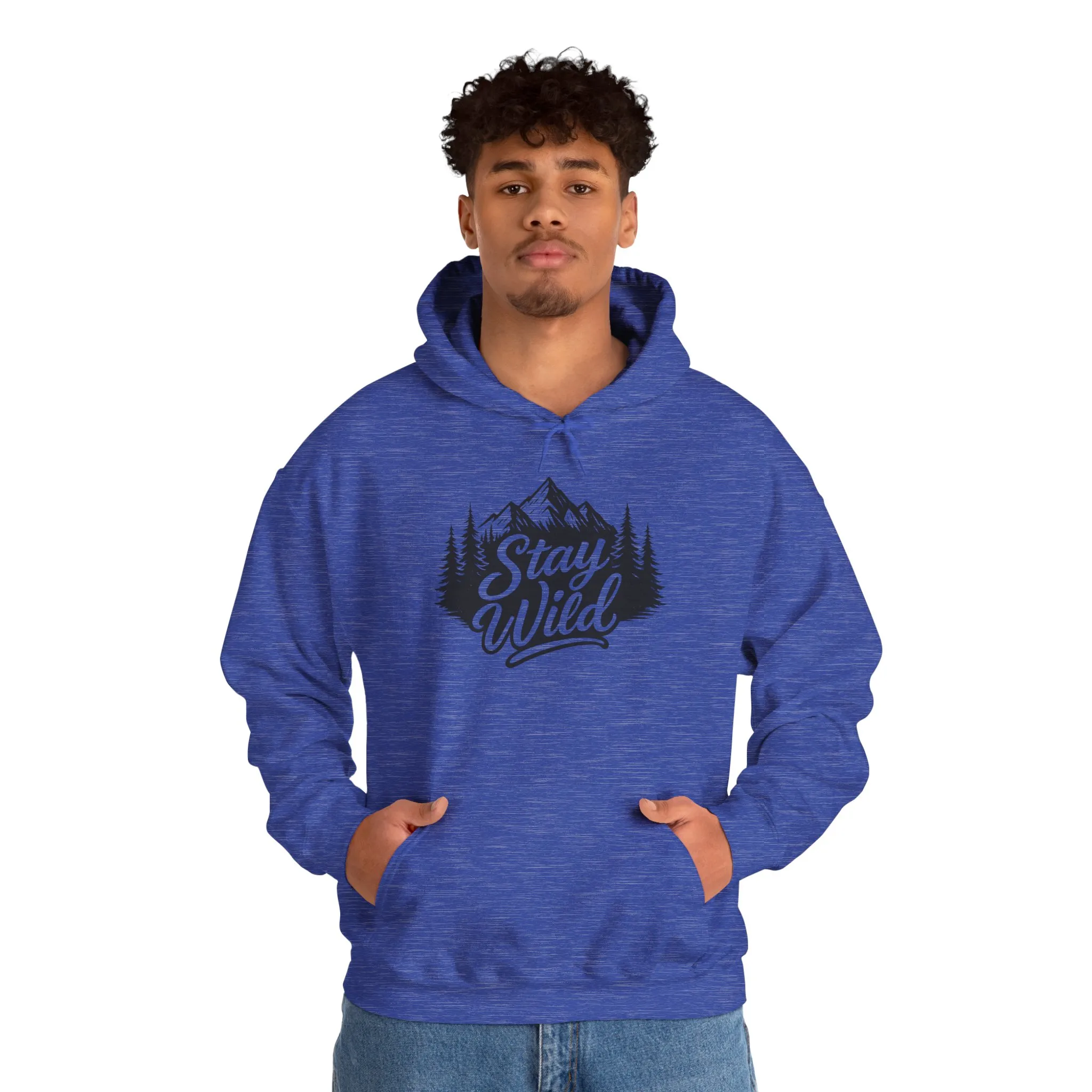 Stay Wild Hoodie, Nature Lover Unisex Pullover, Mountain Adventure Hiking Sweatshirt, Outdoorsy Gift for Him Her - Image 40
