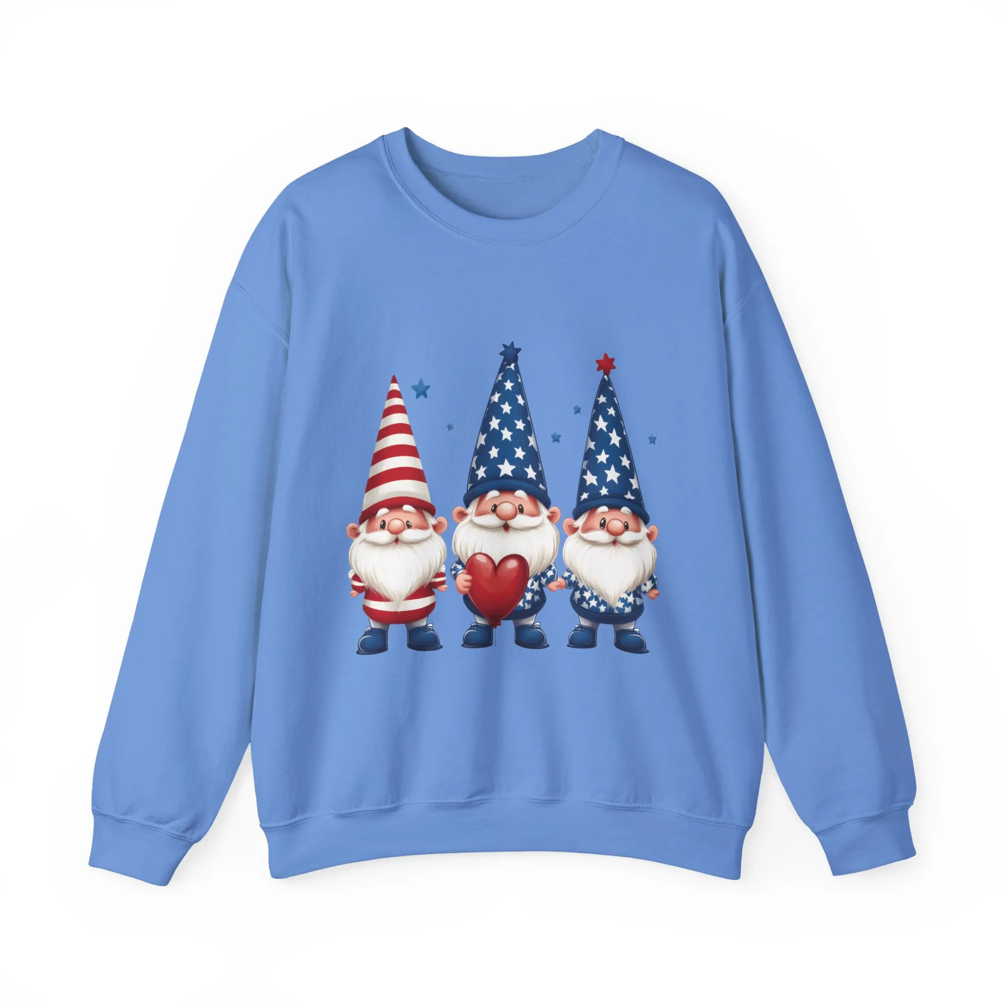 Patriotic Gnome Sweatshirt, Cozy Casual Wear for Independence Day, Gift for Gnome Lovers, 4th of July Apparel, All-Year Comfort - Image 19