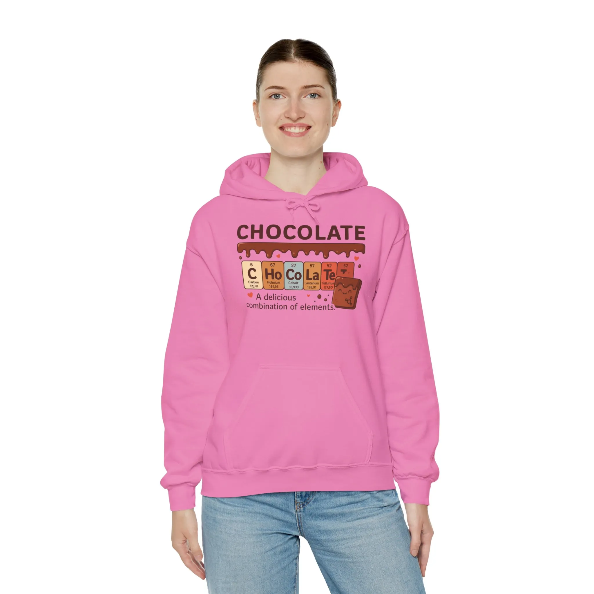 Chocolate Lovers Comfort Hoodie, Perfect Gift for Chemistry Lovers, Casual Wear, Sweet Treats Enthusiasts, Birthdays, Chemistry Students - Image 45