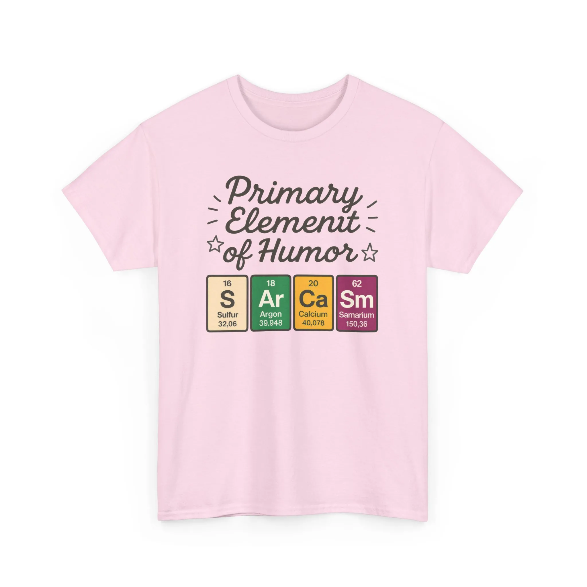 Funny Womens Sarcasm T-Shirt, Element of Humor Tee, Science Nerd Shirt, Chemistry Humor Tee, Gift for Science Lovers, Science Party Apparel - Image 2
