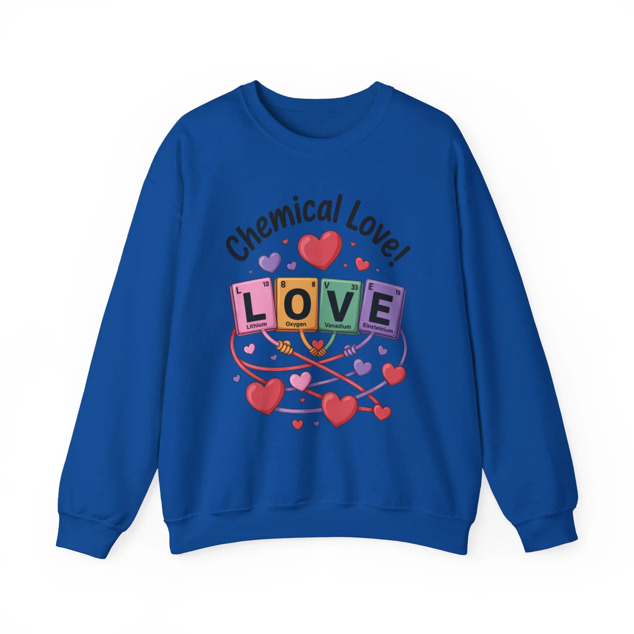 Chemical Love Women's Sweatshirt, Womens Crewneck, Cute Sweatshirt Gift, Valentines Day Pullover, Science Lovers Apparel, Relationship Humor - Image 19