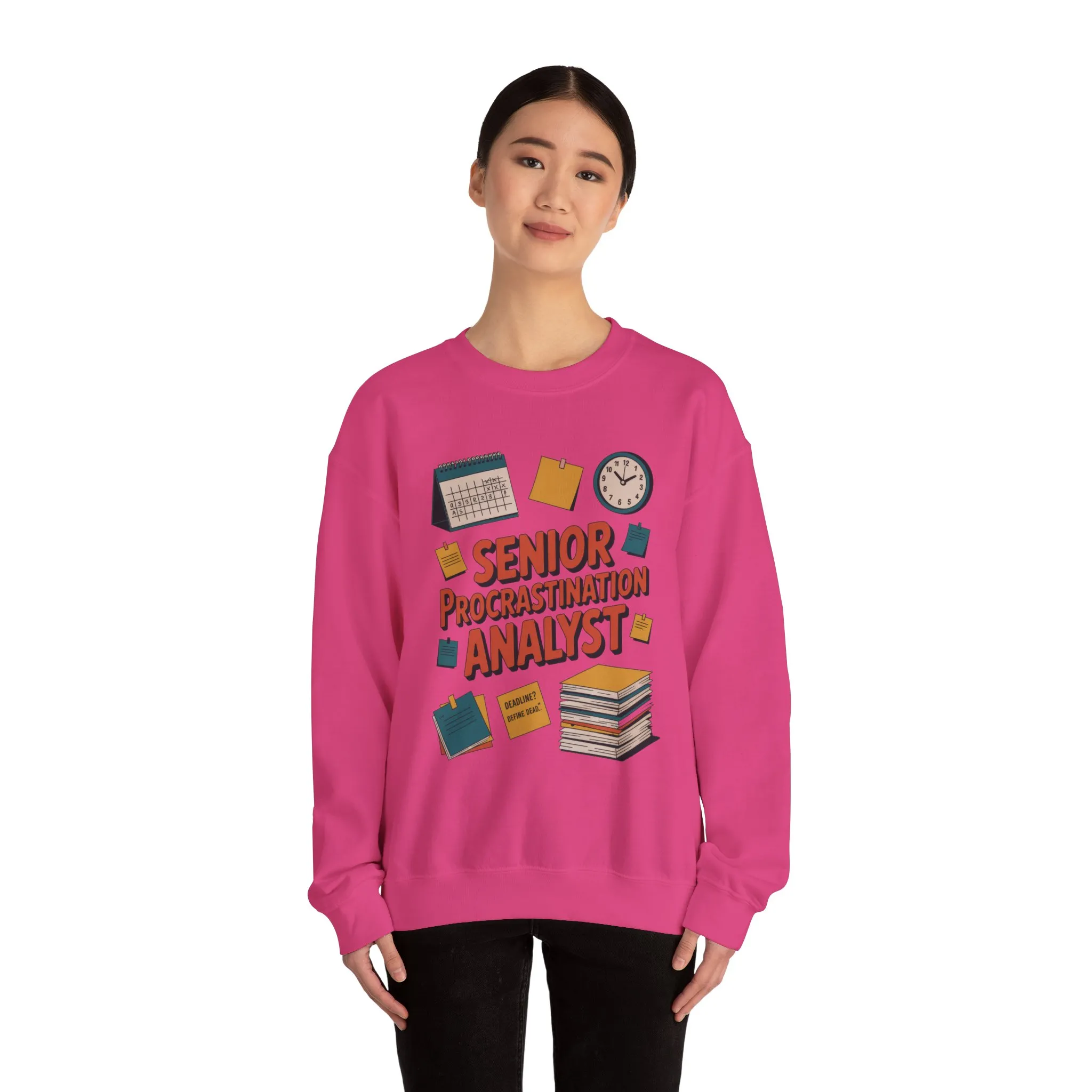 Senior Procrastination Analyst Sweatshirt, Gift for Graduates, Office Humor Apparel, Meme Sweatshirt, Casual Wear, Motivation Humor Apparel - Image 31