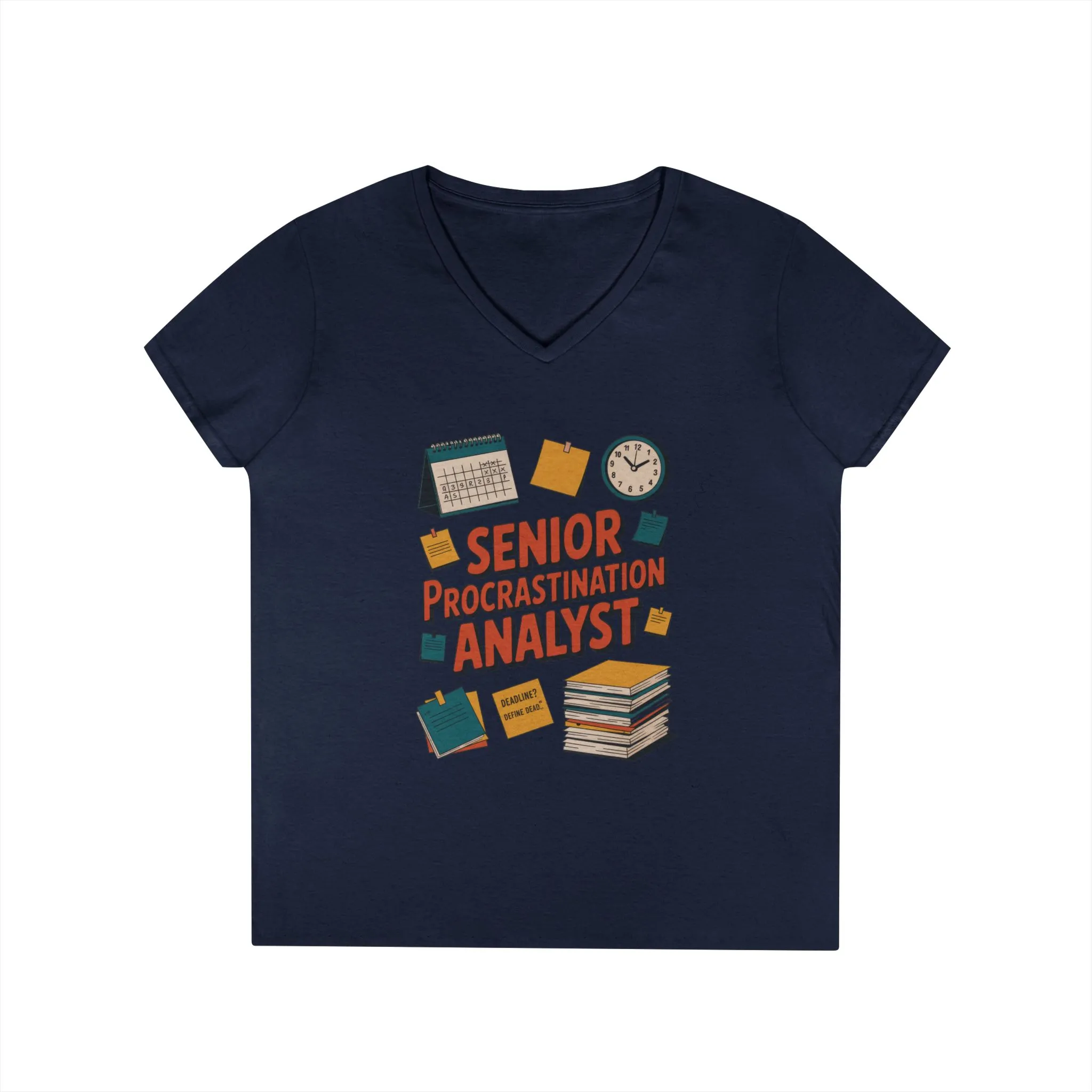 Senior Procrastination Analyst T-Shirt, Fun Gift for Students, Teachers, Graduates, Back to School, Relaxed Vibes, Office Humor Apparel - Image 28