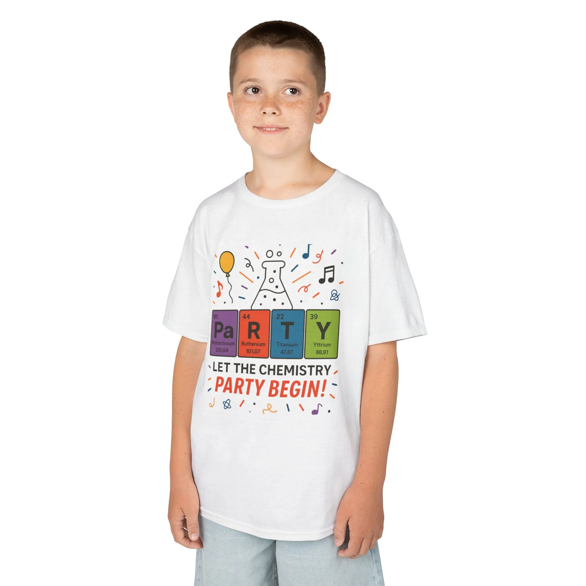 Kids' Chemistry Party T-Shirt, Periodic Table Tee, Funny Science Shirt for Boys & Girls, Science Tee, Unique Educational Apparel - Image 6