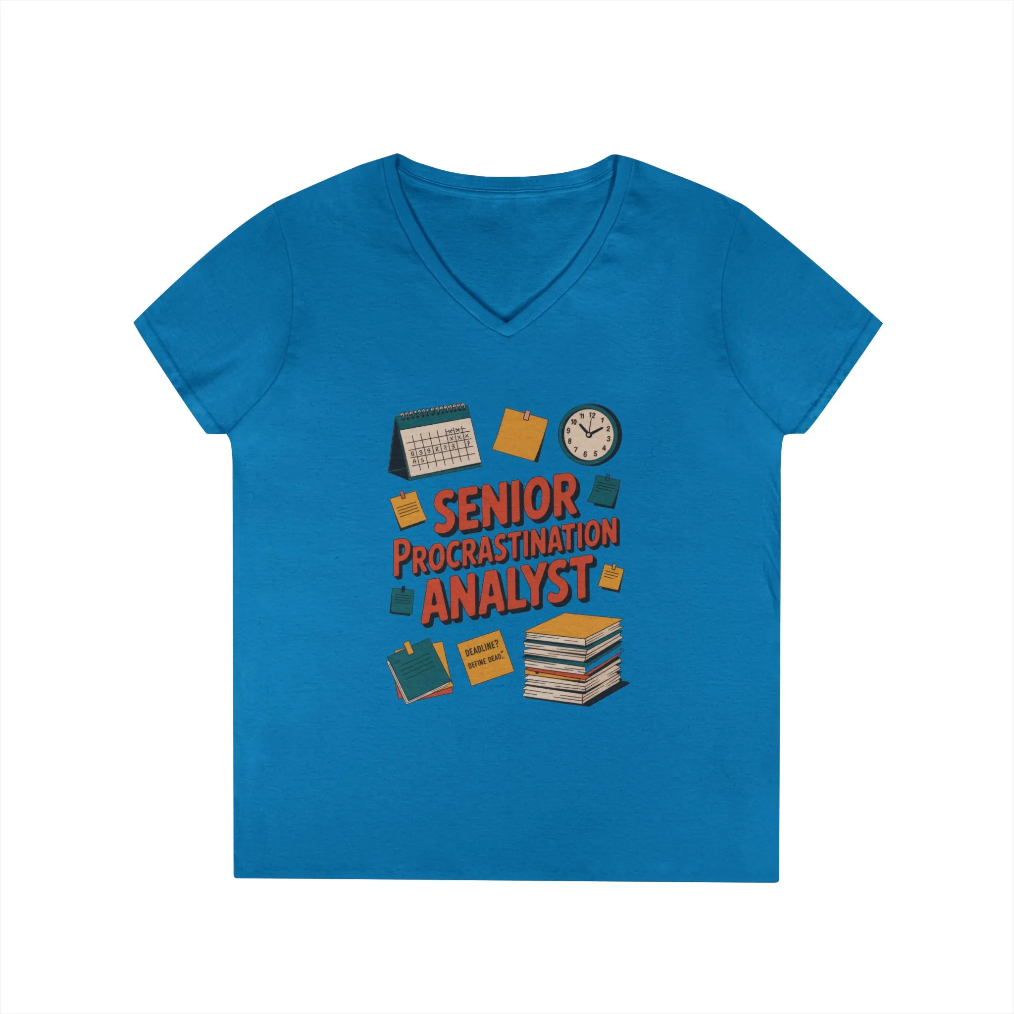 Senior Procrastination Analyst T-Shirt, Fun Gift for Students, Teachers, Graduates, Back to School, Relaxed Vibes, Office Humor Apparel - Image 10