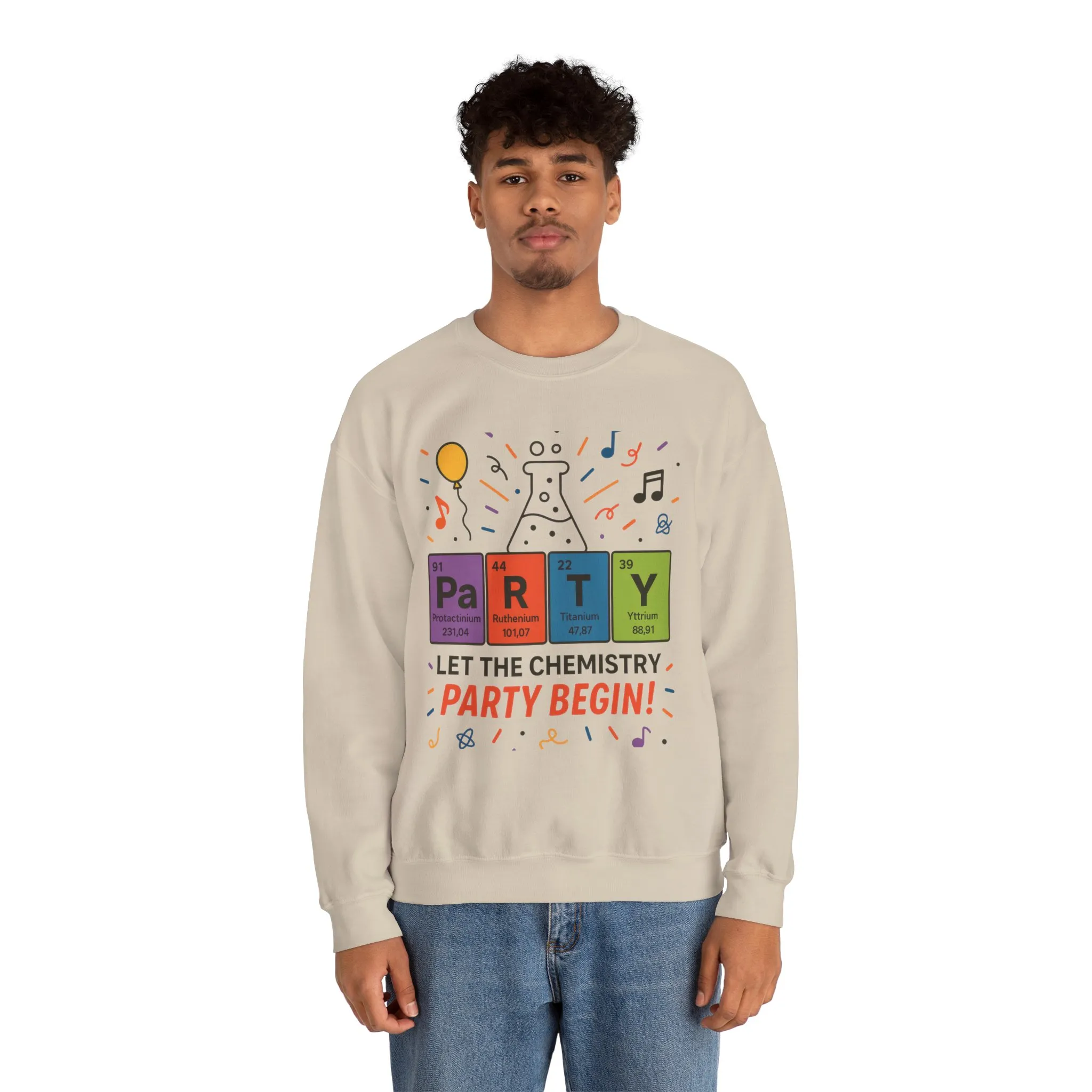 Party Chemistry Crewneck Sweatshirt, Chemistry Sweatshirt, Science Gift, Cute Crew Neck, Birthday Sweatshirt, Unisex Pullover - Image 41