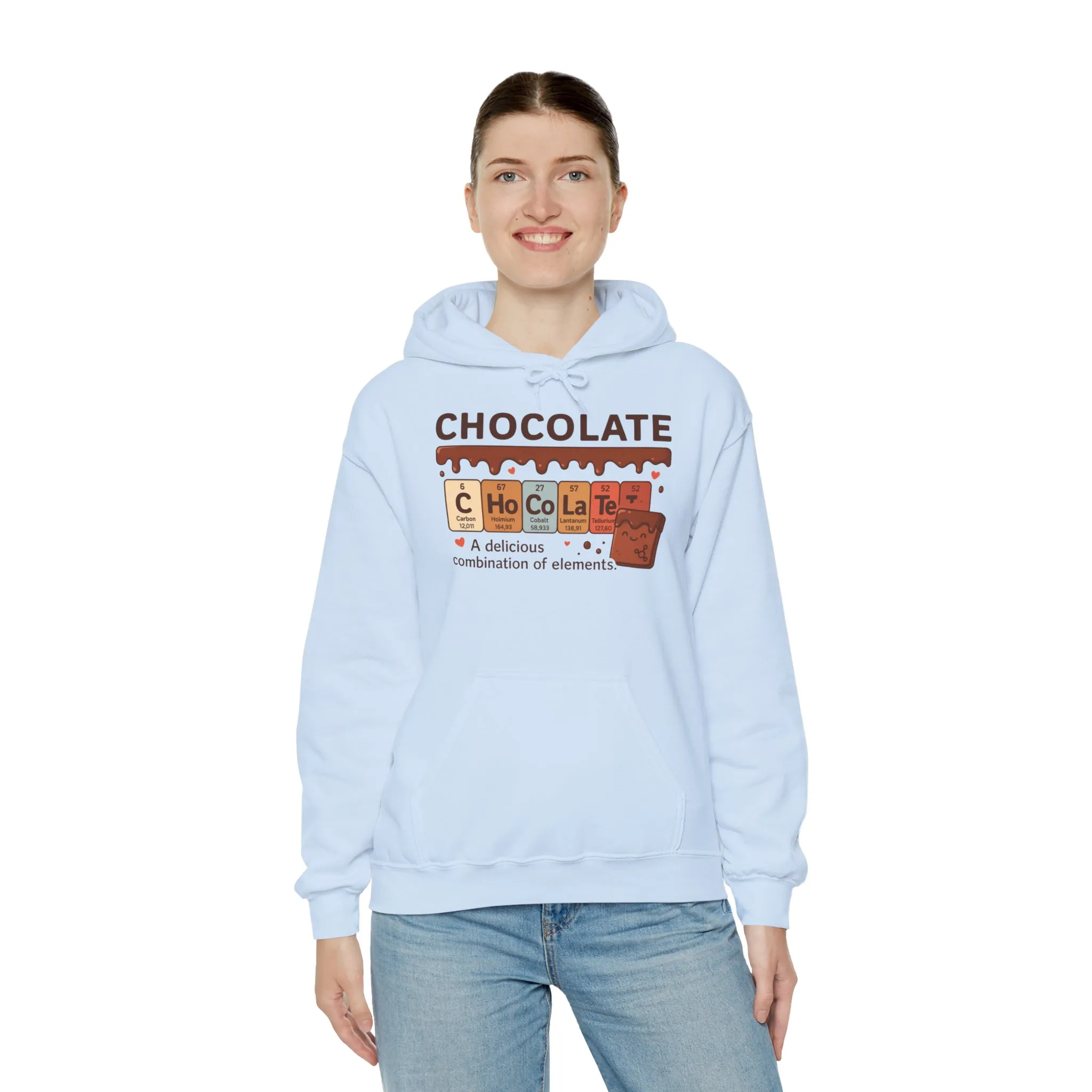 Chocolate Lovers Comfort Hoodie, Perfect Gift for Chemistry Lovers, Casual Wear, Sweet Treats Enthusiasts, Birthdays, Chemistry Students - Image 17