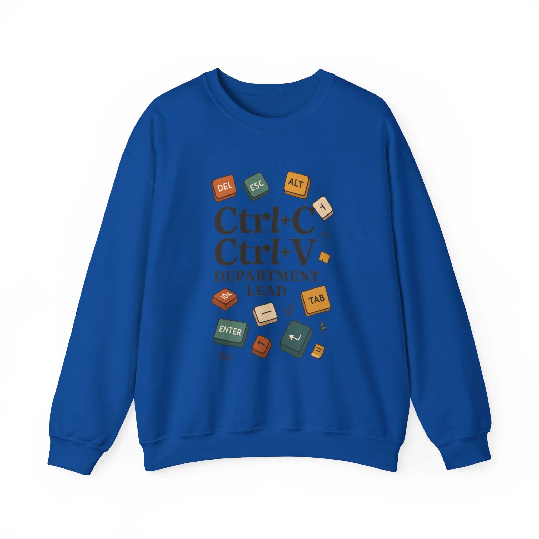 Funny Ctrl+C Ctrl+V Department Lead Sweatshirt, Unisex Crewneck, Gift for Tech Lovers, Office Humor, Cozy Casual Wear, Gift for a Coworker - Image 19