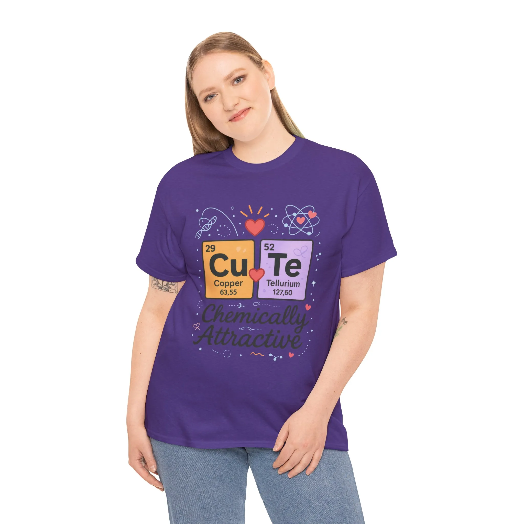 Cute Science T-Shirt for Women, Chemically Attractive Periodic Table Tee, Funny Nerdy Gift for Her, Chemistry Lover Gift, Science Apparel - Image 35