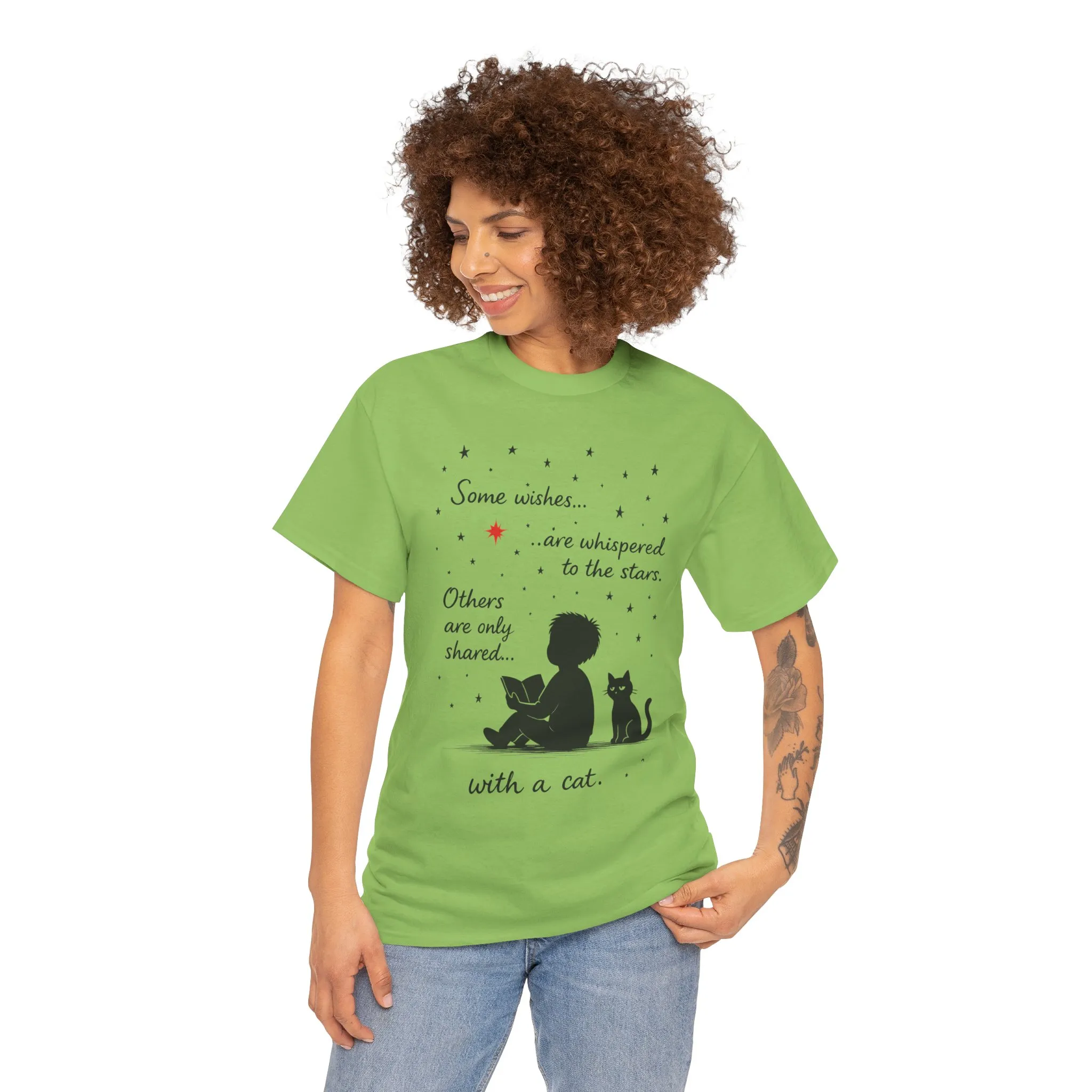 Whimsical Cat Lover Womens Tee, Cozy Cotton T-Shirt, Perfect Gift for Cat Lovers, Pet Owner Gift, Birthday or Cat Appreciation Day - Image 32