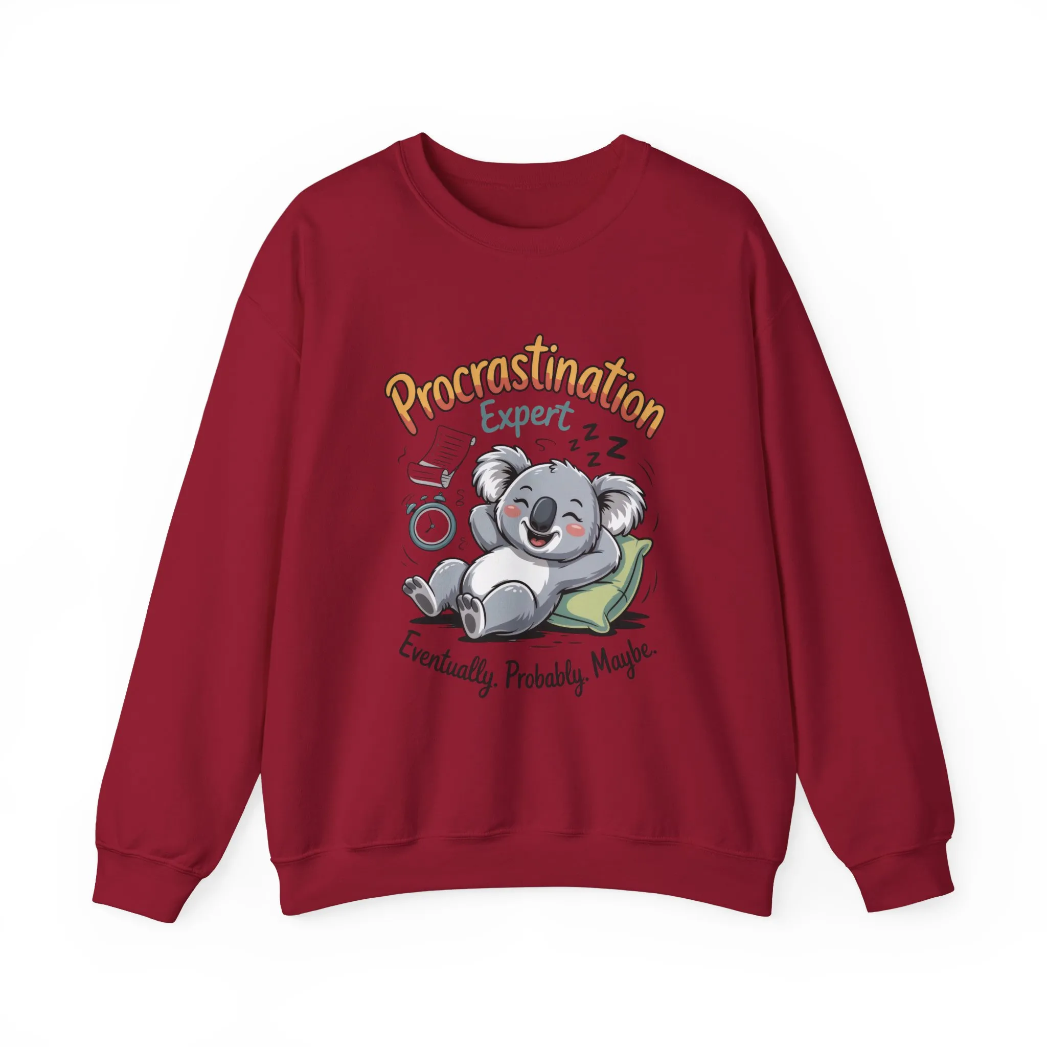 Procrastination Expert Sweatshirt, Funny Crewneck, Cozy Gift for Students, Lazy Day Apparel, Womens Sweatshirt for Relaxation - Image 28