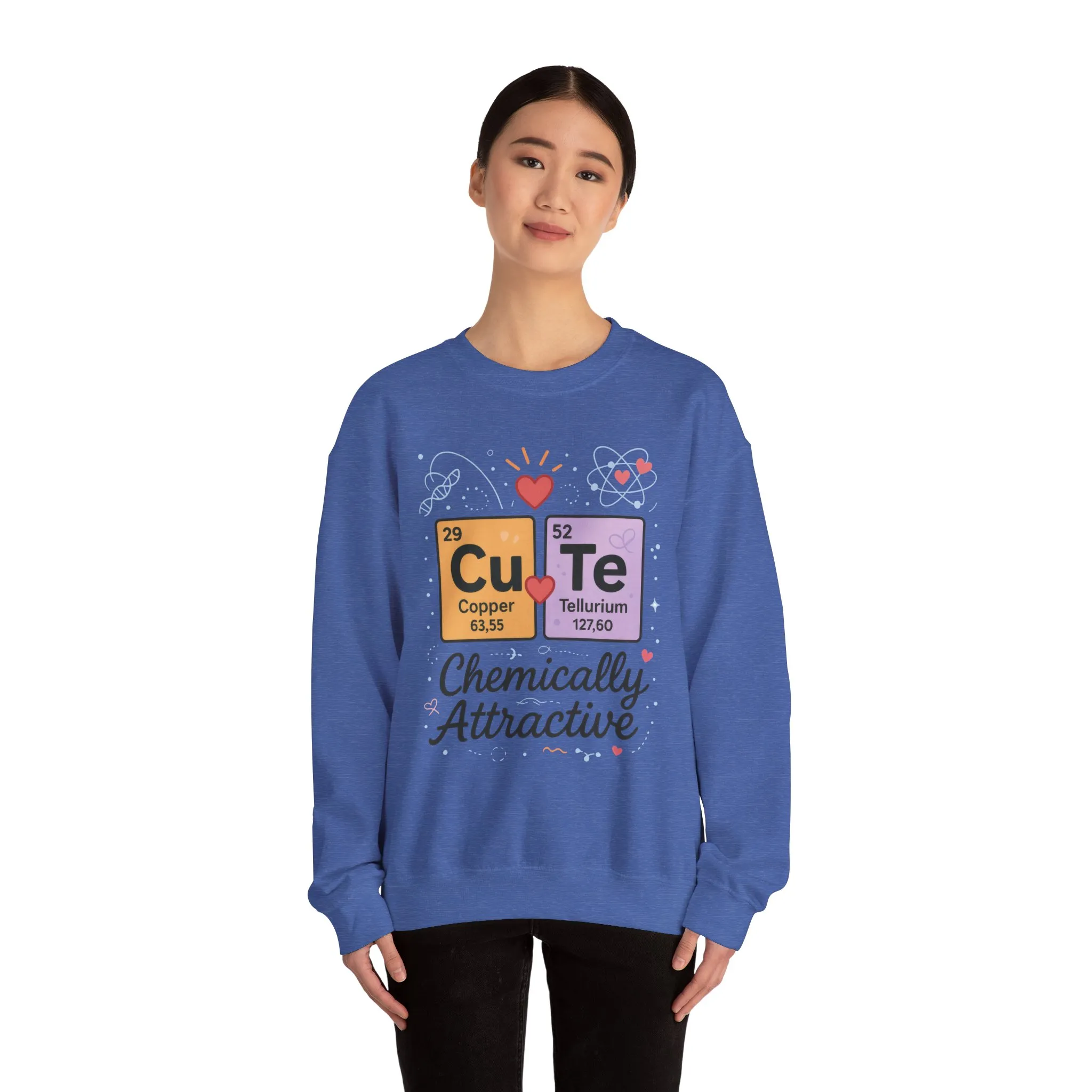 Cute Chemistry Sweatshirt for Women, Periodic Table Sweatshirt, Chemistry Gift for Her, Gift for Science Lovers, Valentine's Day Sweatshirt - Image 32