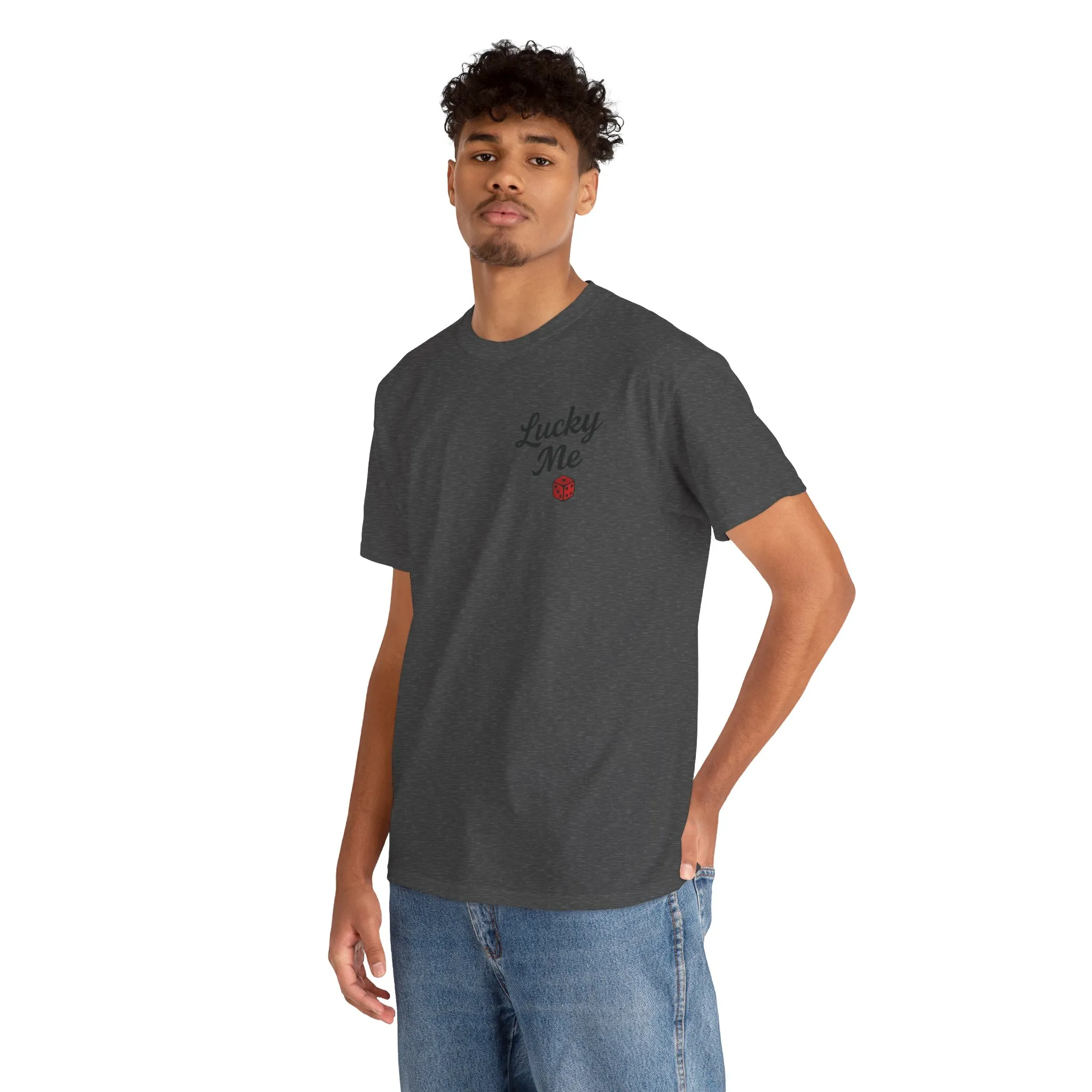 Lucky Me Tee, Retro Lady Luck Shirt for Men, Gambling & Dice Themed Tee, Vintage Pin-Up Vegas Gift, Good Luck Gifts, for Luck Enthusiasts - Image 12