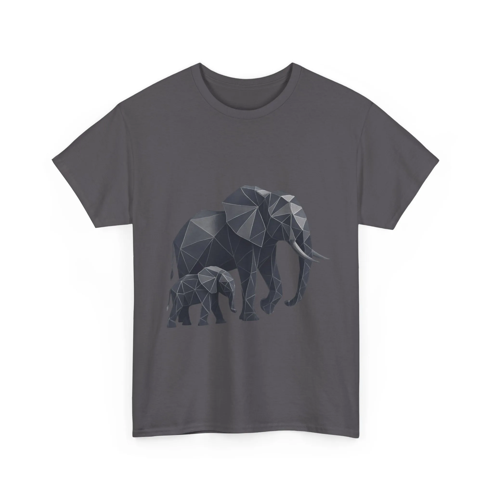 Geometric Elephant Tee - Minimalist Art Shirt, Nature Lover Gift, Animal Print T-Shirt, Unisex Cotton Tee, Eco-Friendly Wear - Image 19