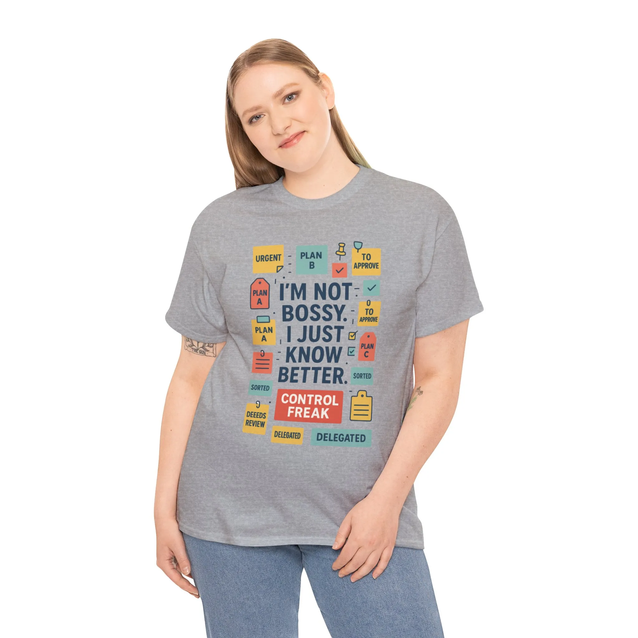 Funny Women's Control Freak T-Shirt, Bold Sarcastic Tee for Her, Funny Women's Cotton T-Shirt for Bossy Friends, Gifts, Self-Expression - Image 12
