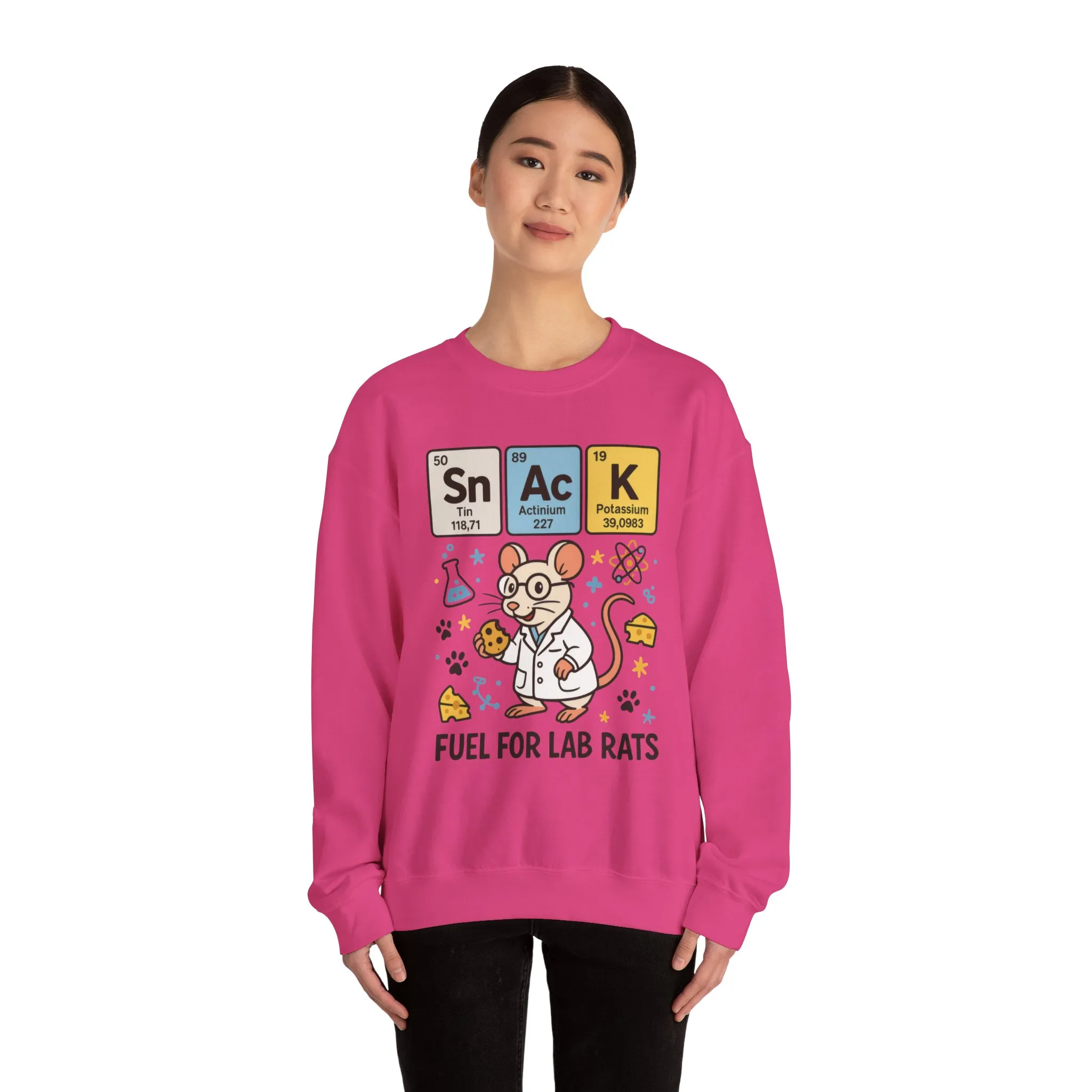 Lab Rat Science Sweatshirt, Science Crewneck, Funny Gift for Teachers, Chemistry Sweatshirt, Cute Lab Rat Design, Perfect for Birthdays - Image 31