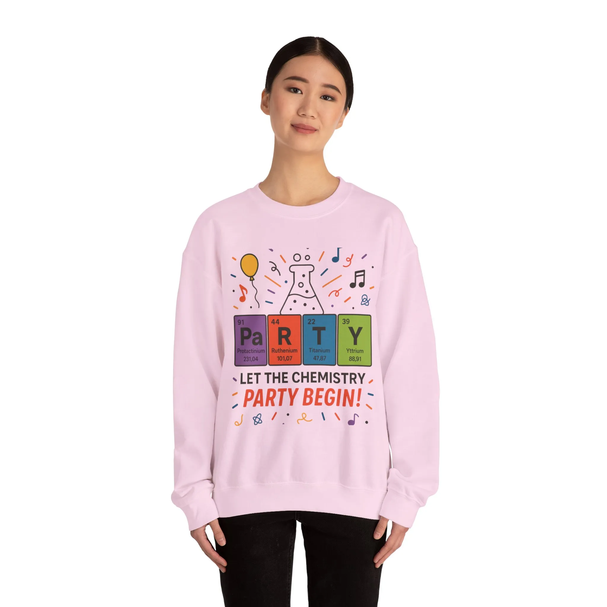 Party Chemistry Crewneck Sweatshirt, Chemistry Sweatshirt, Science Gift, Cute Crew Neck, Birthday Sweatshirt, Unisex Pullover - Image 34