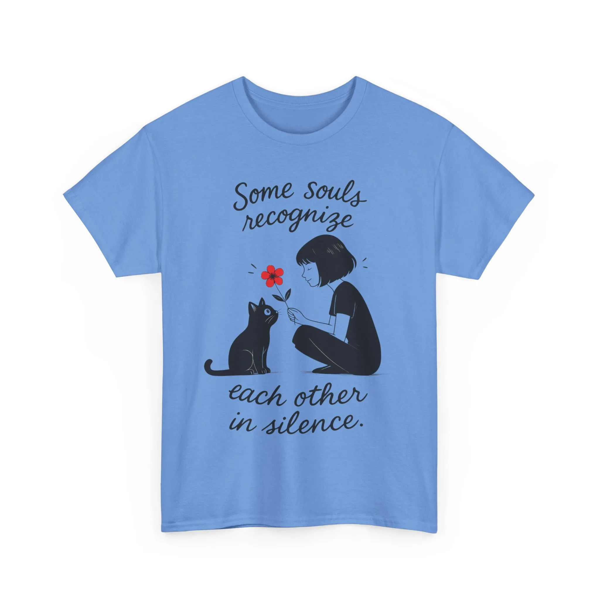 Cat Lover's Heavy Cotton Tee, Cute Cat Shirt, Pet Owner Gift, Animal Lover Apparel, Birthday Gift for Her, Women's Cotton T-Shirt, Cat Lover - Image 25