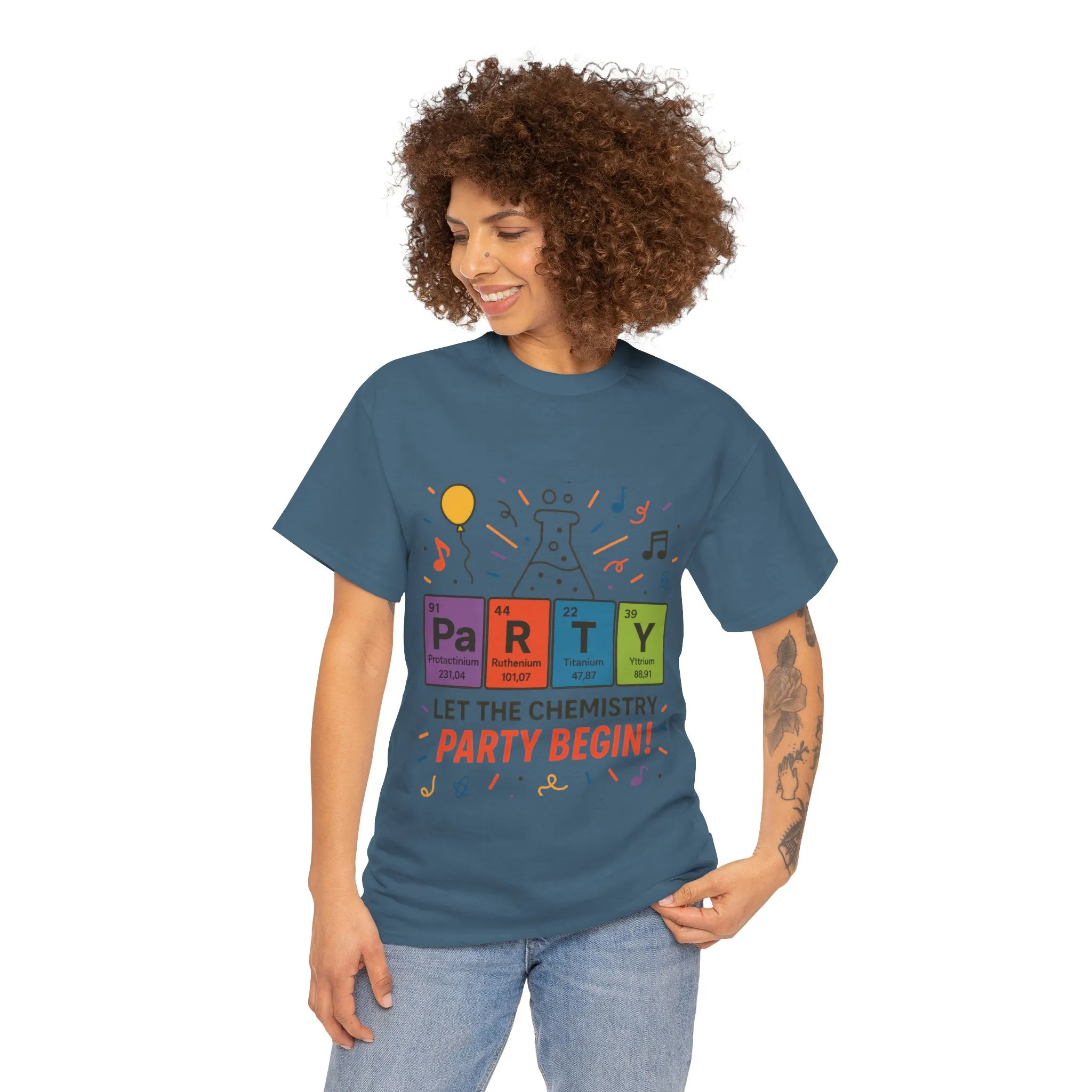 Funny Chemistry Party T-Shirt, Periodic Table PaRTY Tee, Unisex Science Humor Shirt, Gift for Chemistry Teacher,Science Tee, Nerdy Pun Shirt - Image 39