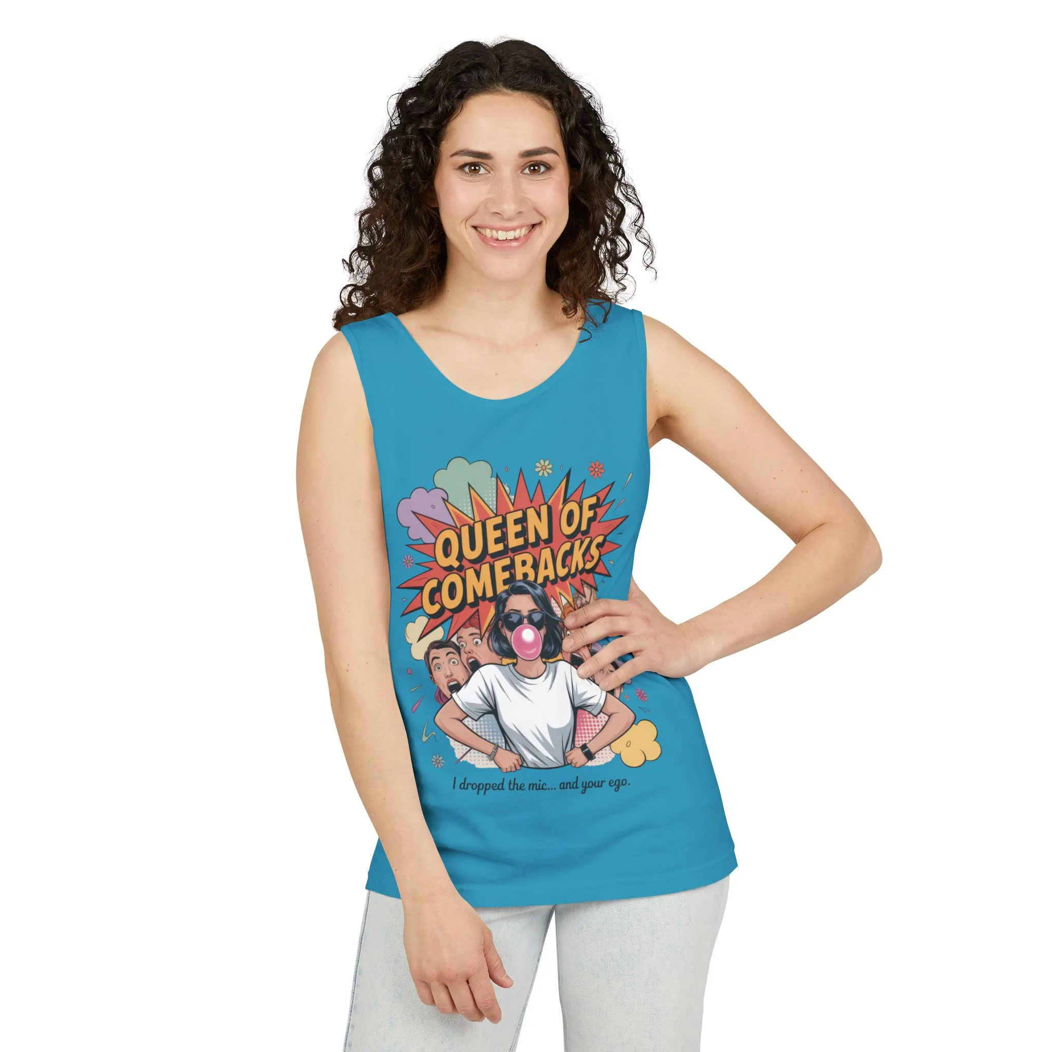 Funny Women's Tank Top, Queen of Comebacks Tee, Funny Graphic Tank, Gift for Her, Casual Wear, Comedy Apparel - Image 6