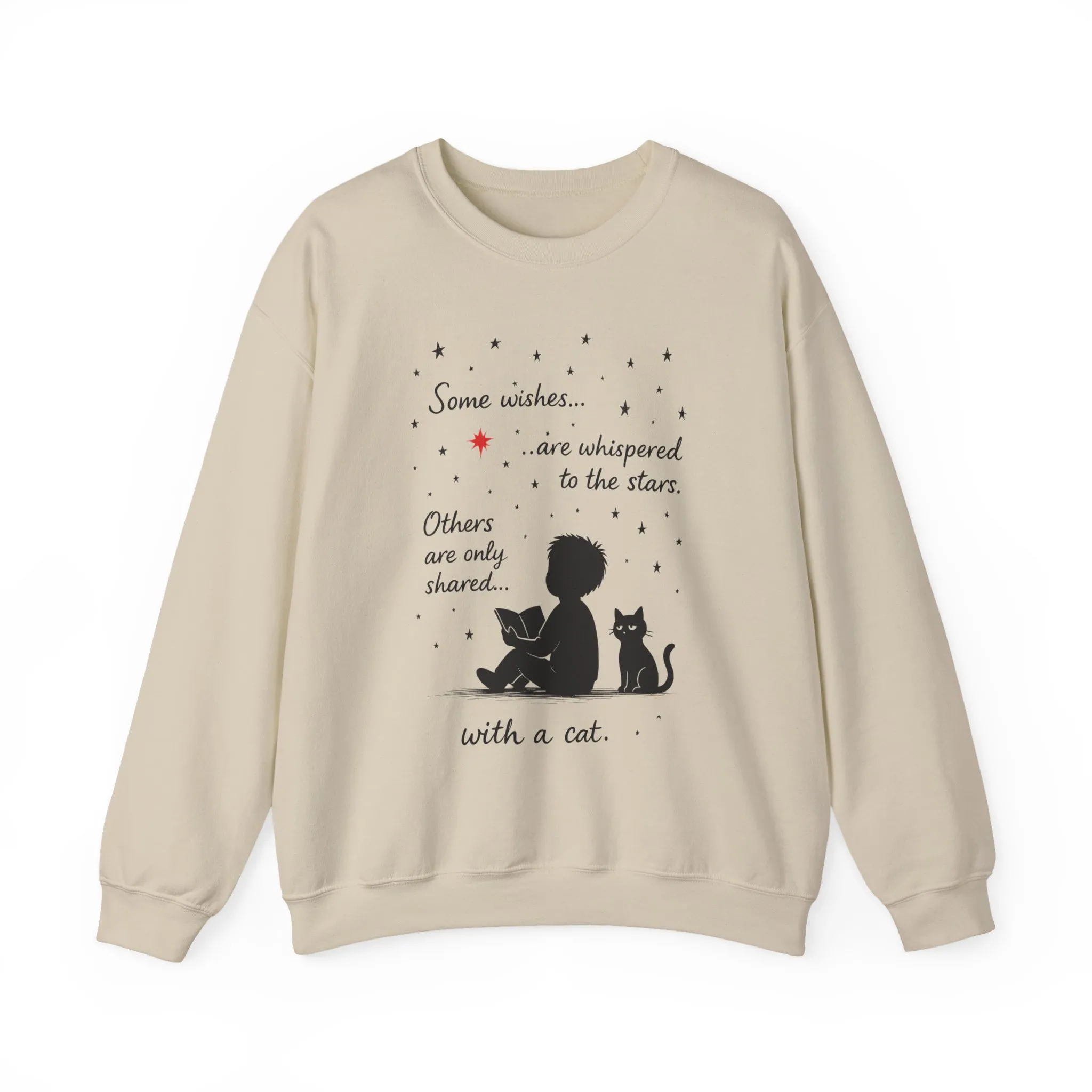 Cozy Cat-Inspired Crewneck Sweatshirt - Literary Lover Gift, Womens Layer, Cat Enthusiast Apparel, Thoughtful Gift for Cozy Nights - Image 10