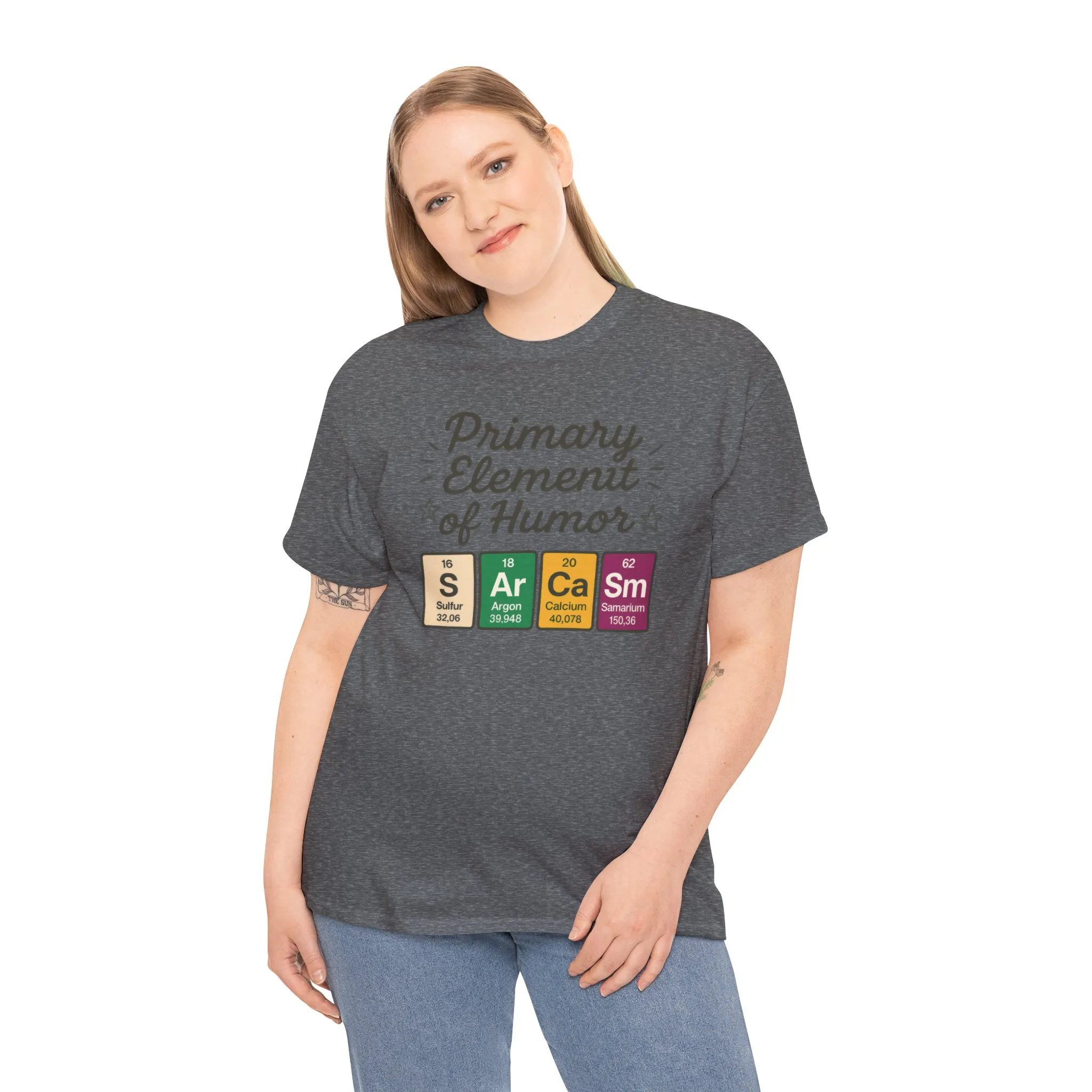 Funny Womens Sarcasm T-Shirt, Element of Humor Tee, Science Nerd Shirt, Chemistry Humor Tee, Gift for Science Lovers, Science Party Apparel - Image 18