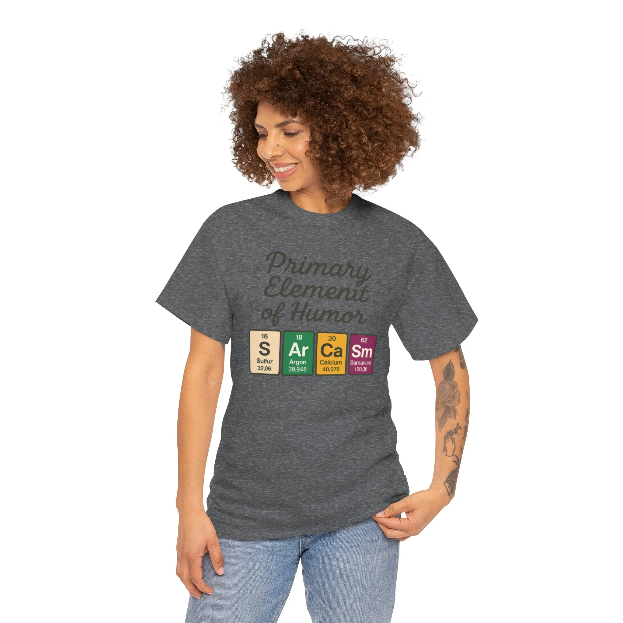 Funny Womens Sarcasm T-Shirt, Element of Humor Tee, Science Nerd Shirt, Chemistry Humor Tee, Gift for Science Lovers, Science Party Apparel - Image 17