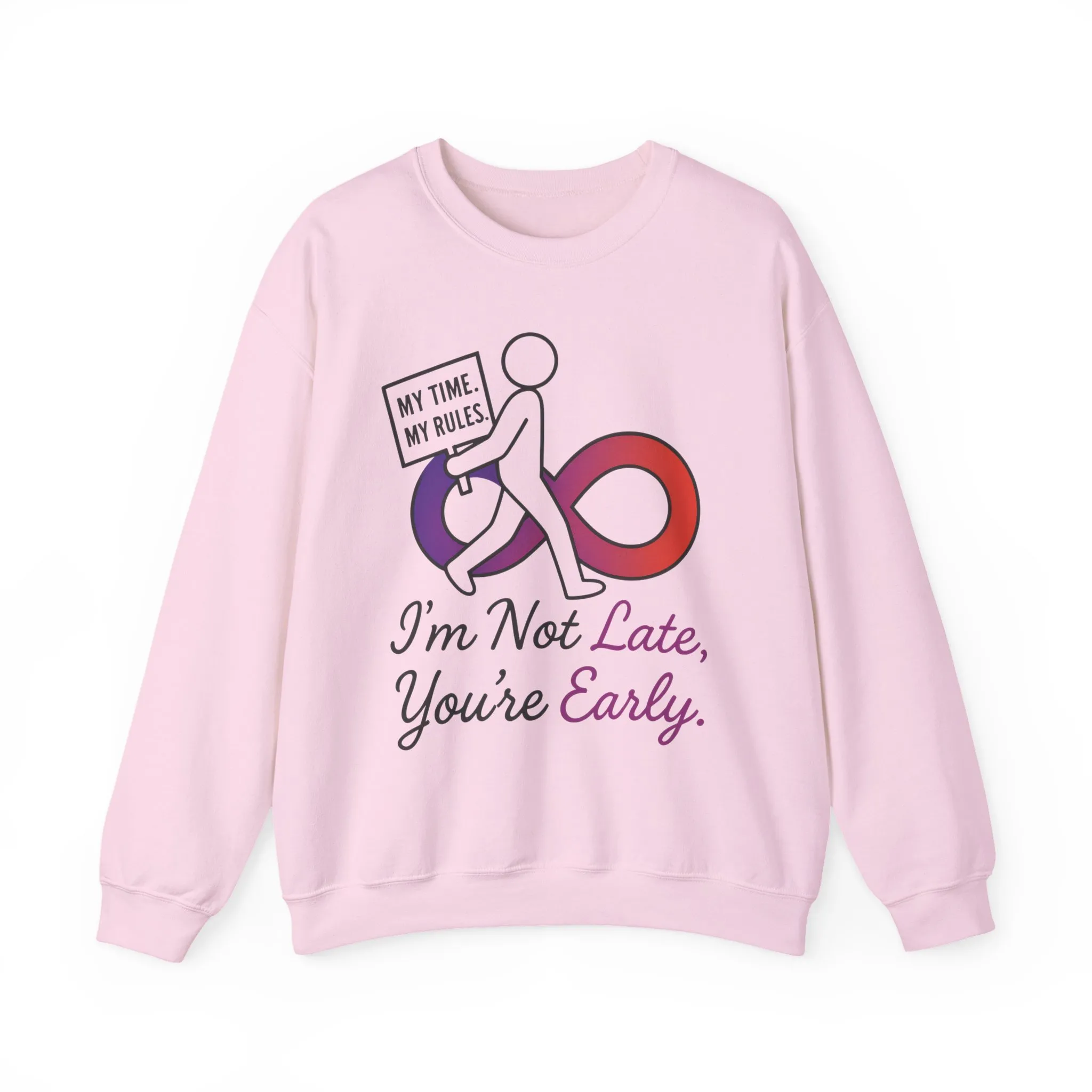 My Time, My Rules Funny Crewneck Sweatshirt, Womens Pullover, Gift for Her, Birthdays, Humor Clothing, Casual Style - Image 25