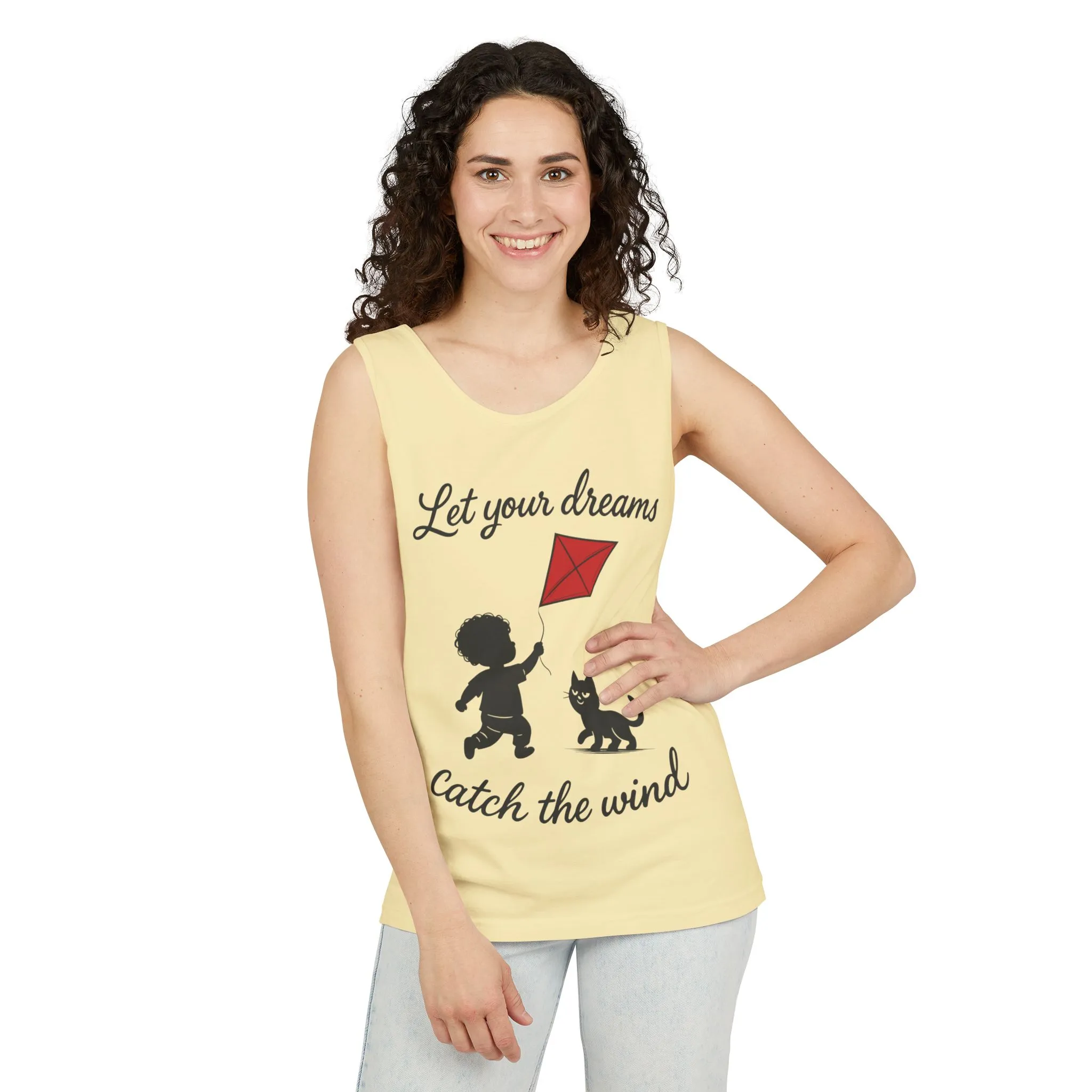 Dream-Catching Tank Top - Lightweight, Womens, Inspirational Graphic Tee, Summer Wear, Perfect Gift for Kids & Families - Image 36