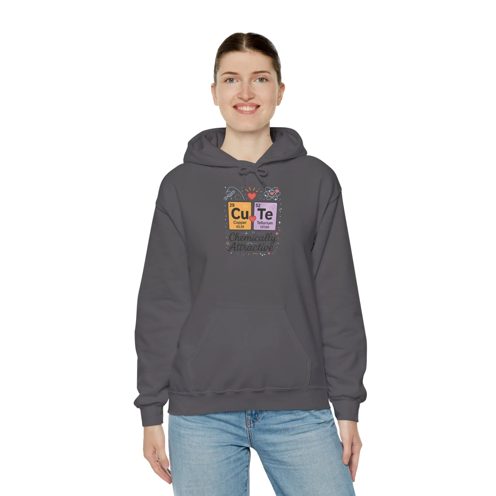 Cute Chemistry Hoodie for Women, CuTe Periodic Table Sweatshirt, Chemically Attractive Science Gift for Her, Great for Birthdays & Holidays - Image 17