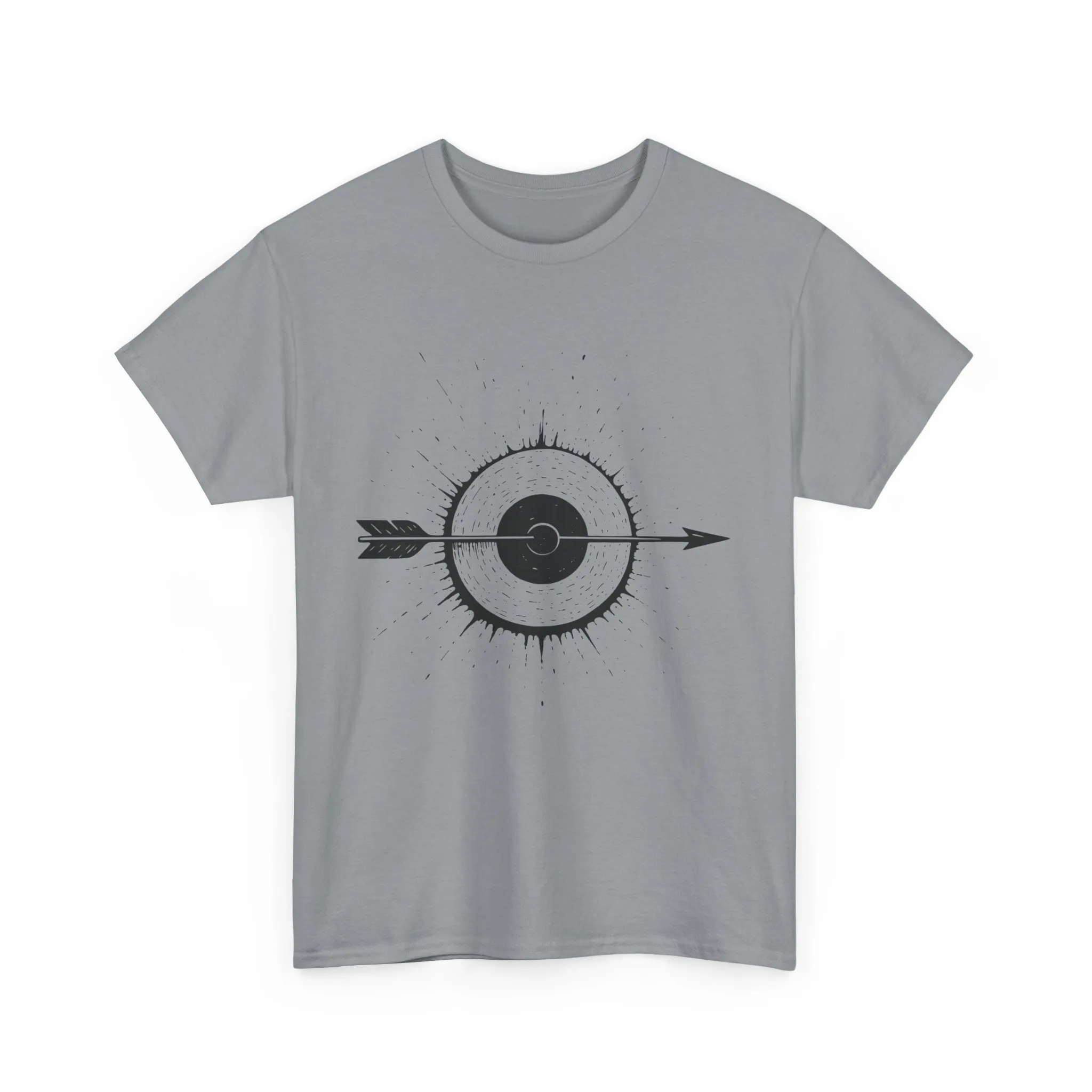 Artistic Arrow Graphic Unisex Cotton Tee, Motivational Shirt, Casual Wear, Gift for Him/Her, Trendy Fashion - Image 31