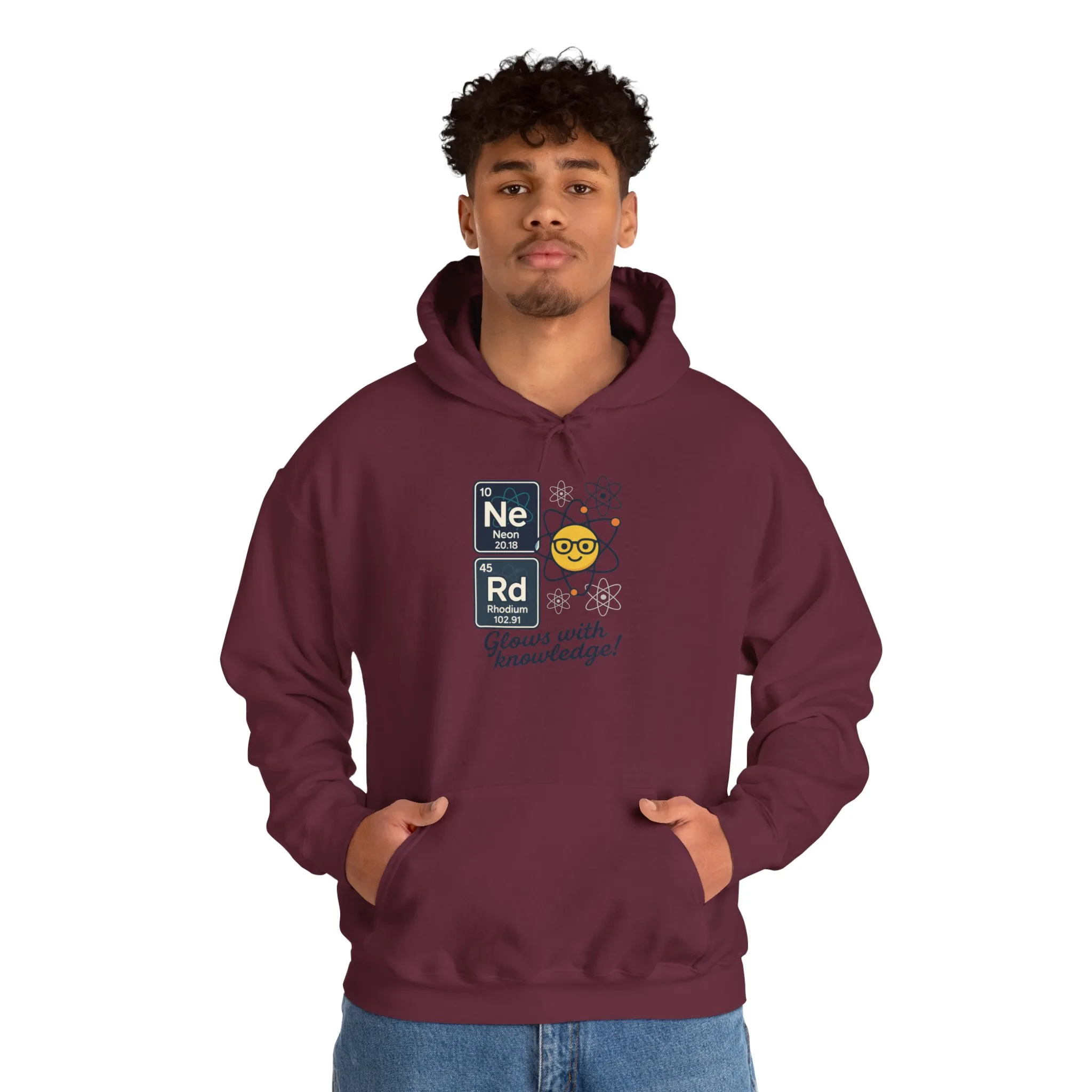 Nerd Science Hoodie for Men, Funny Science Sweatshirt, Periodic Table Hoodie, Geeky Gift, Perfect for Holidays & Science Lovers - Image 8